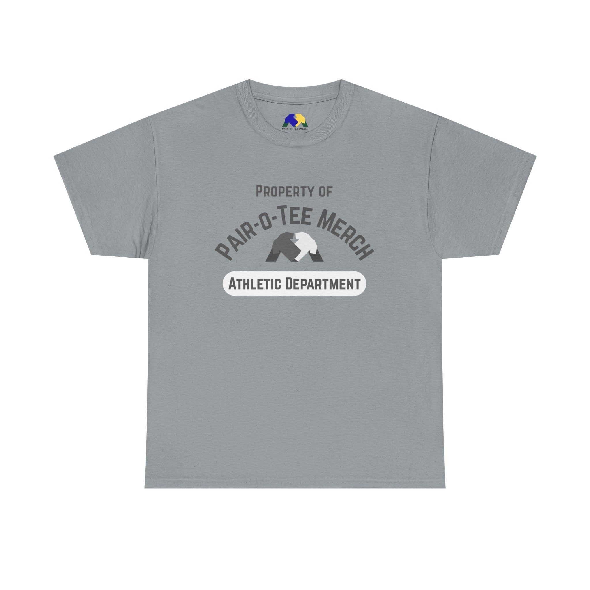 Property of Pair-O-Tee Merch Athletic Dept Unisex Tee - Cozy Casual T-Shirt, Perfect for Sports Events, Gift for Athletes, Everyday Wear
