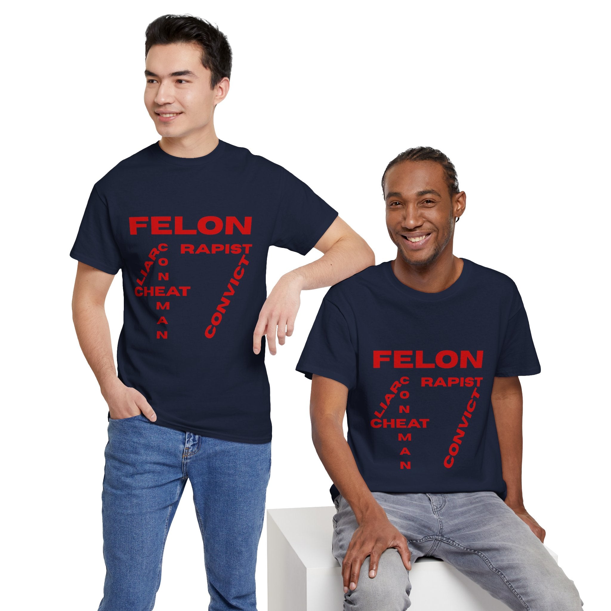 Felon 47 Word Salad Unisex Tee - Bold Statement Tee, Humor Shirt, Casual Wear, Gift for Friends, Unique Apparel