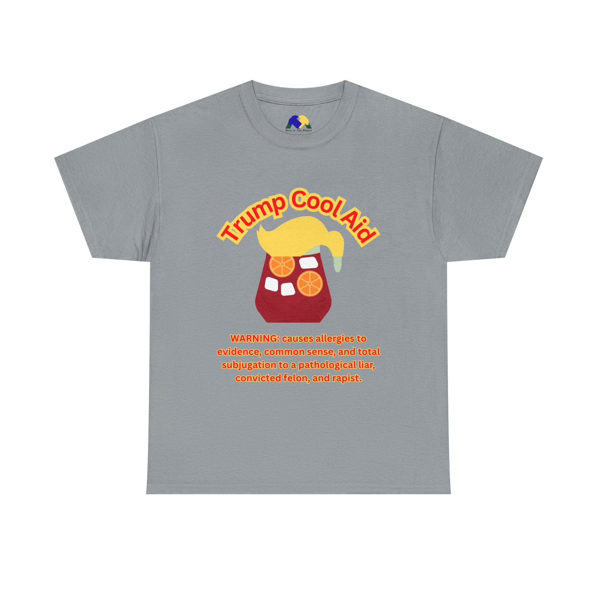 Trump CoolAid Unisex Tee - Unisex Heavy Cotton | Funny T-Shirt, Statement Apparel, Gift for Political Friends, Meme Lovers, Casual Wear