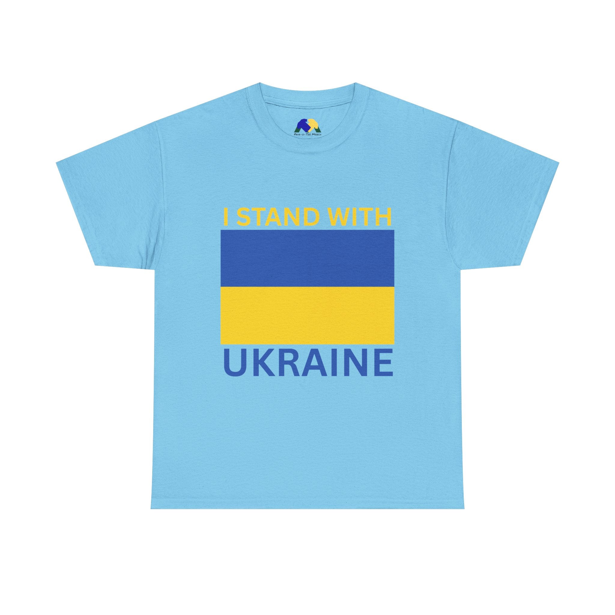 I Stand with Ukraine Unisex Tee | Support Ukraine T-Shirt, Political Statement Shirt, Equality Tee, Gift for Activists