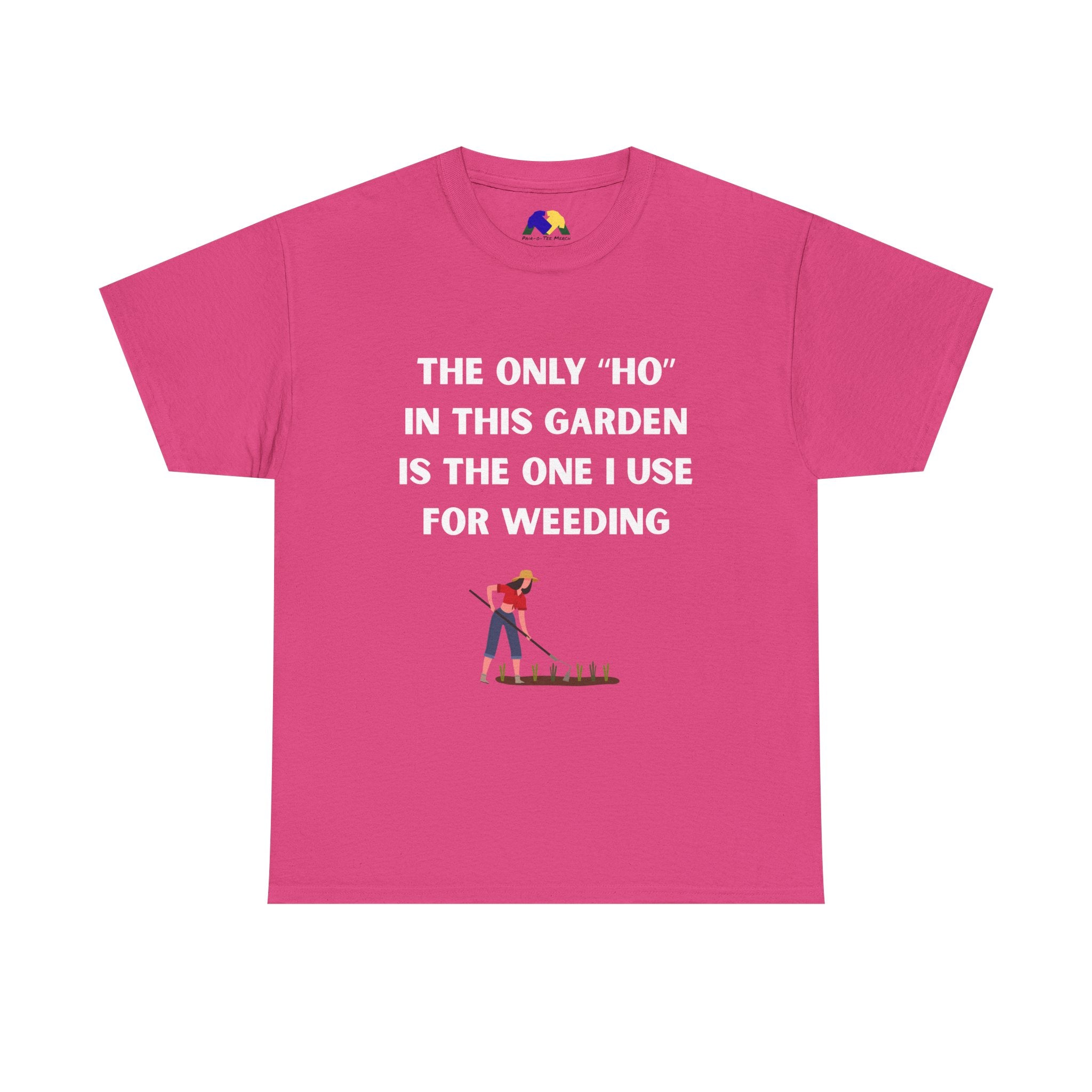 The Only "Ho" Here Garden Humor Unisex Tee: Funny Gardening T-Shirt, Gift for Gardeners, Unisex Cotton Tee, Plant Lover Gift, Gardening Shirt