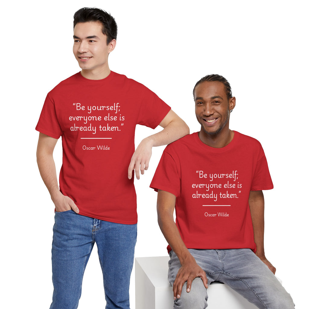 Oscar Wilde 'Be Yourself' Inspiring Quote Tee Shirt, Motivational T-Shirt, Gift for Friends, Unisex Cotton Tee, Casual Wear, Self-Love Apparel, [...]