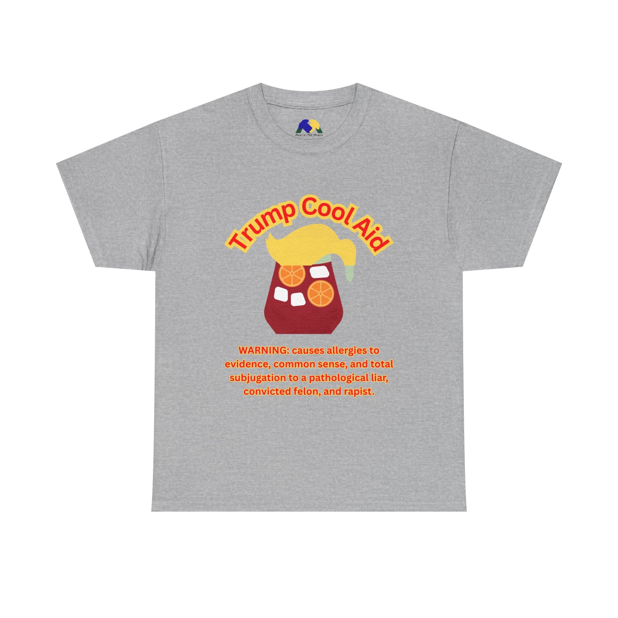 Trump CoolAid Unisex Tee - Unisex Heavy Cotton | Funny T-Shirt, Statement Apparel, Gift for Political Friends, Meme Lovers, Casual Wear