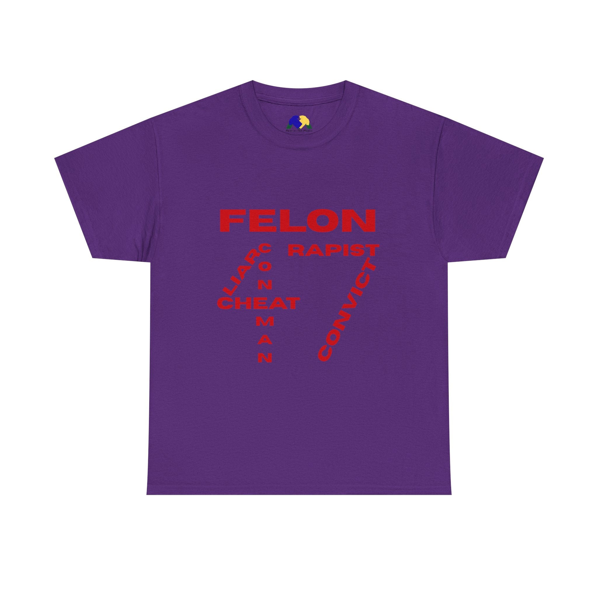 Felon 47 Word Salad Unisex Tee - Bold Statement Tee, Humor Shirt, Casual Wear, Gift for Friends, Unique Apparel