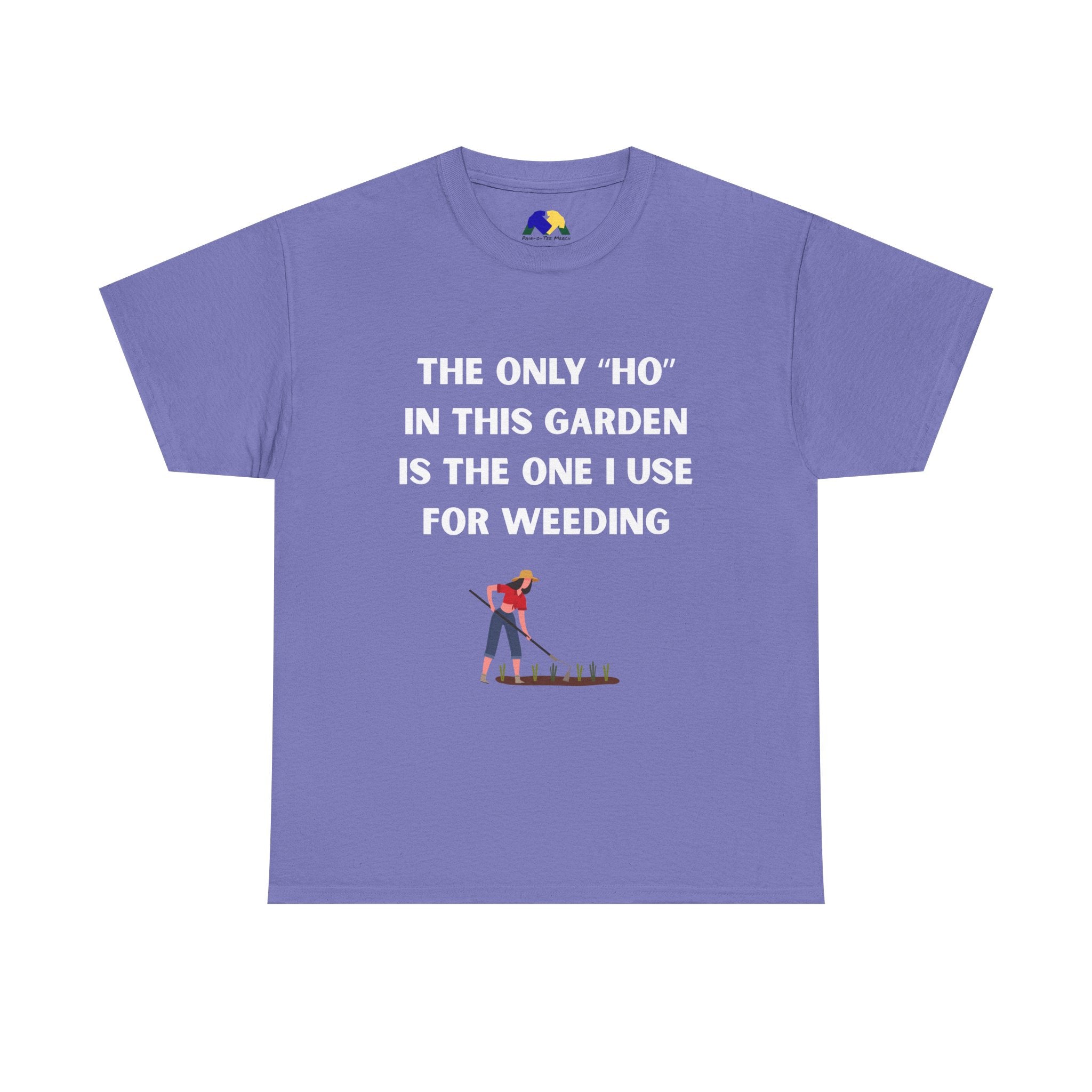 The Only "Ho" Here Garden Humor Unisex Tee: Funny Gardening T-Shirt, Gift for Gardeners, Unisex Cotton Tee, Plant Lover Gift, Gardening Shirt