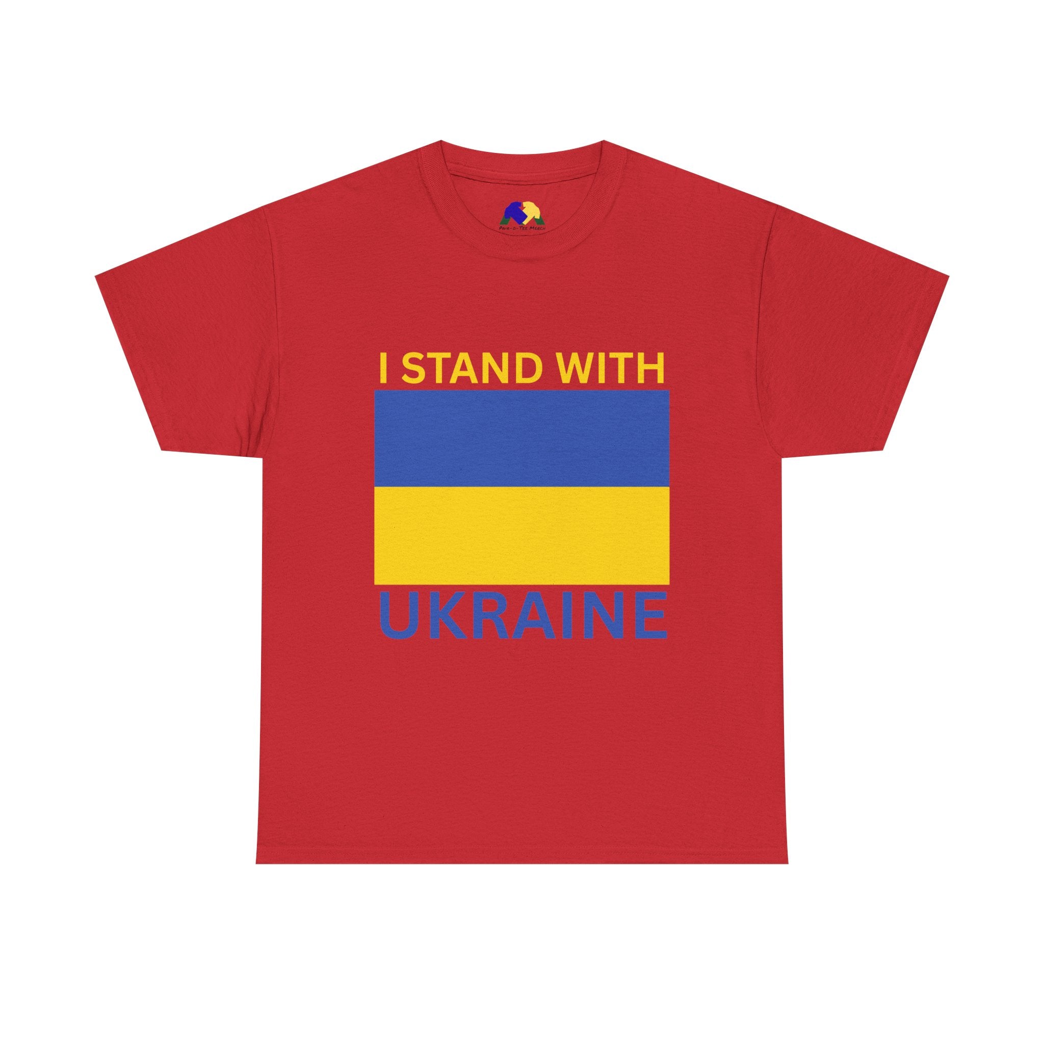 I Stand with Ukraine Unisex Tee | Support Ukraine T-Shirt, Political Statement Shirt, Equality Tee, Gift for Activists