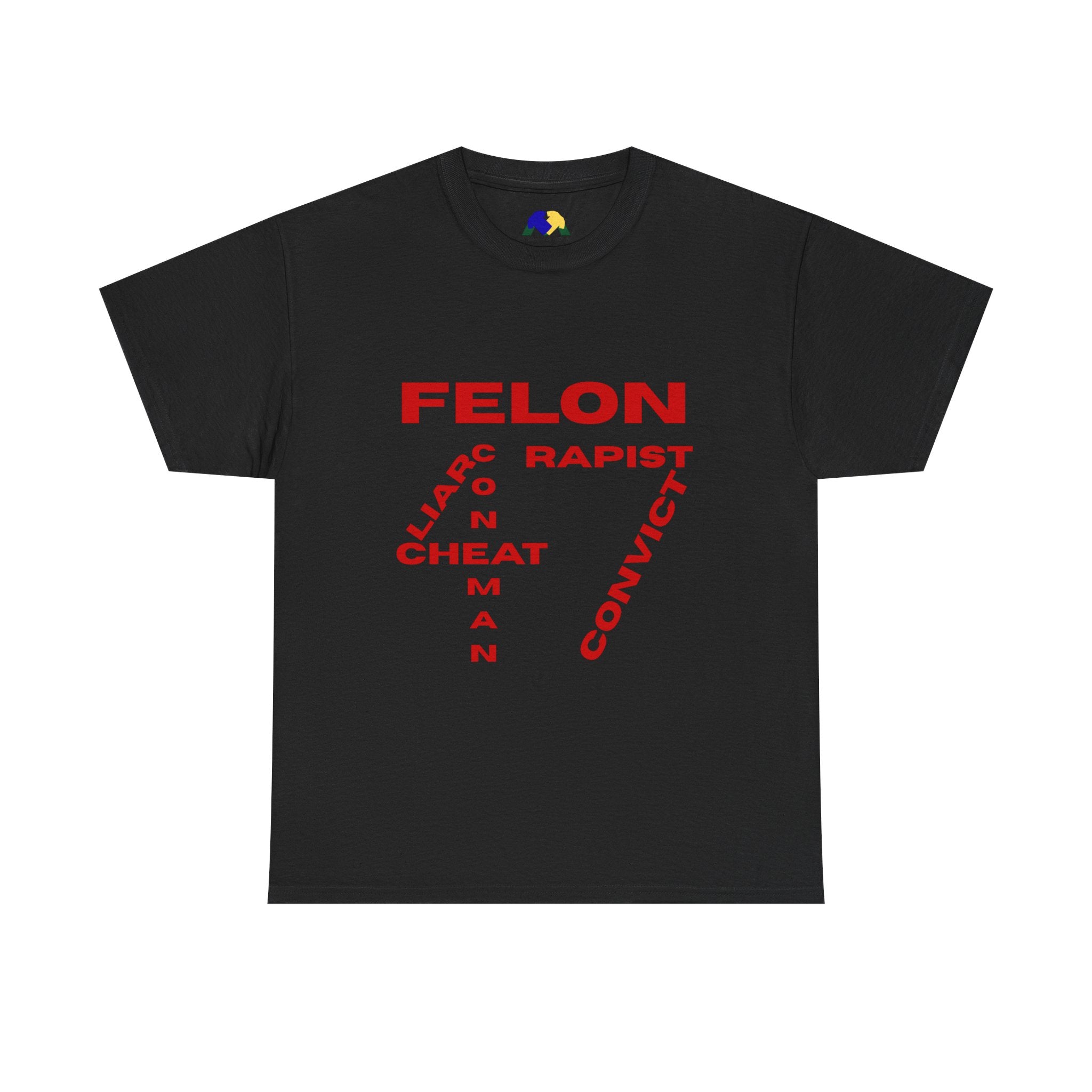 Felon 47 Word Salad Unisex Tee - Bold Statement Tee, Humor Shirt, Casual Wear, Gift for Friends, Unique Apparel