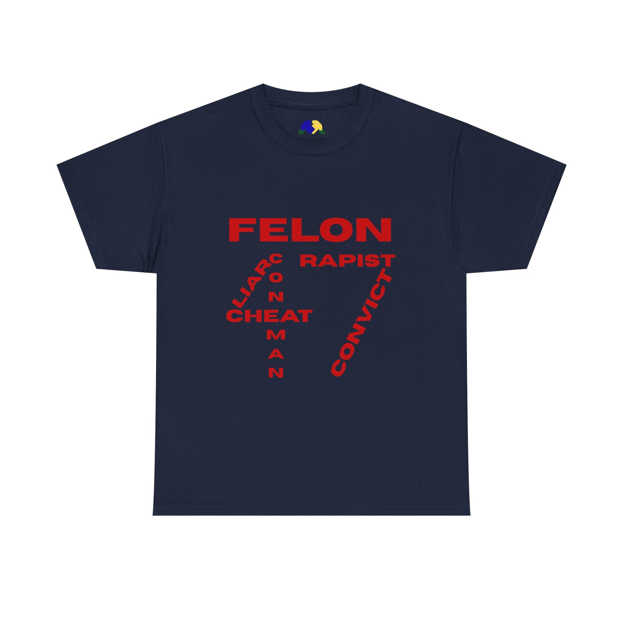 Felon 47 Word Salad Unisex Tee - Bold Statement Tee, Humor Shirt, Casual Wear, Gift for Friends, Unique Apparel