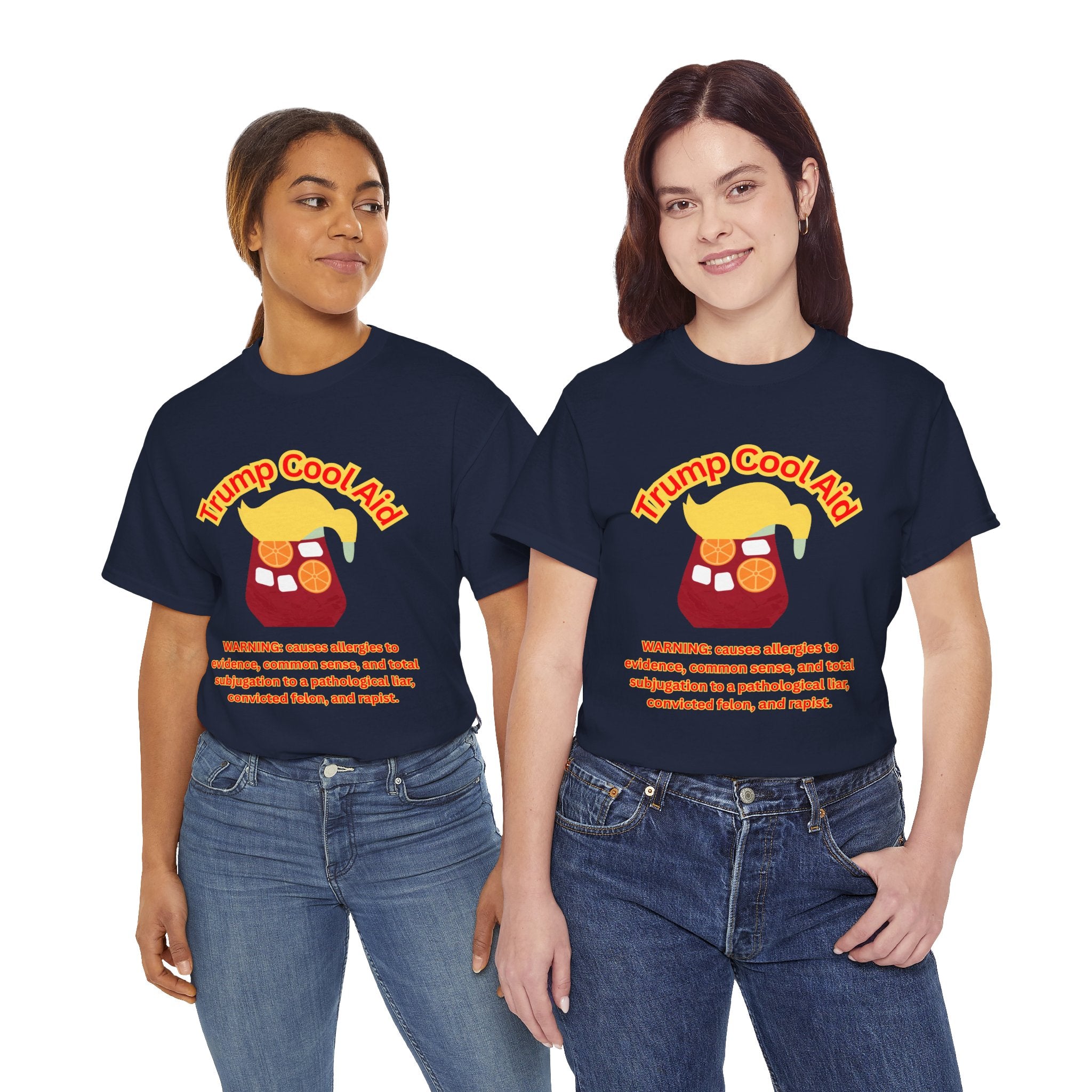 Trump CoolAid Unisex Tee - Unisex Heavy Cotton | Funny T-Shirt, Statement Apparel, Gift for Political Friends, Meme Lovers, Casual Wear