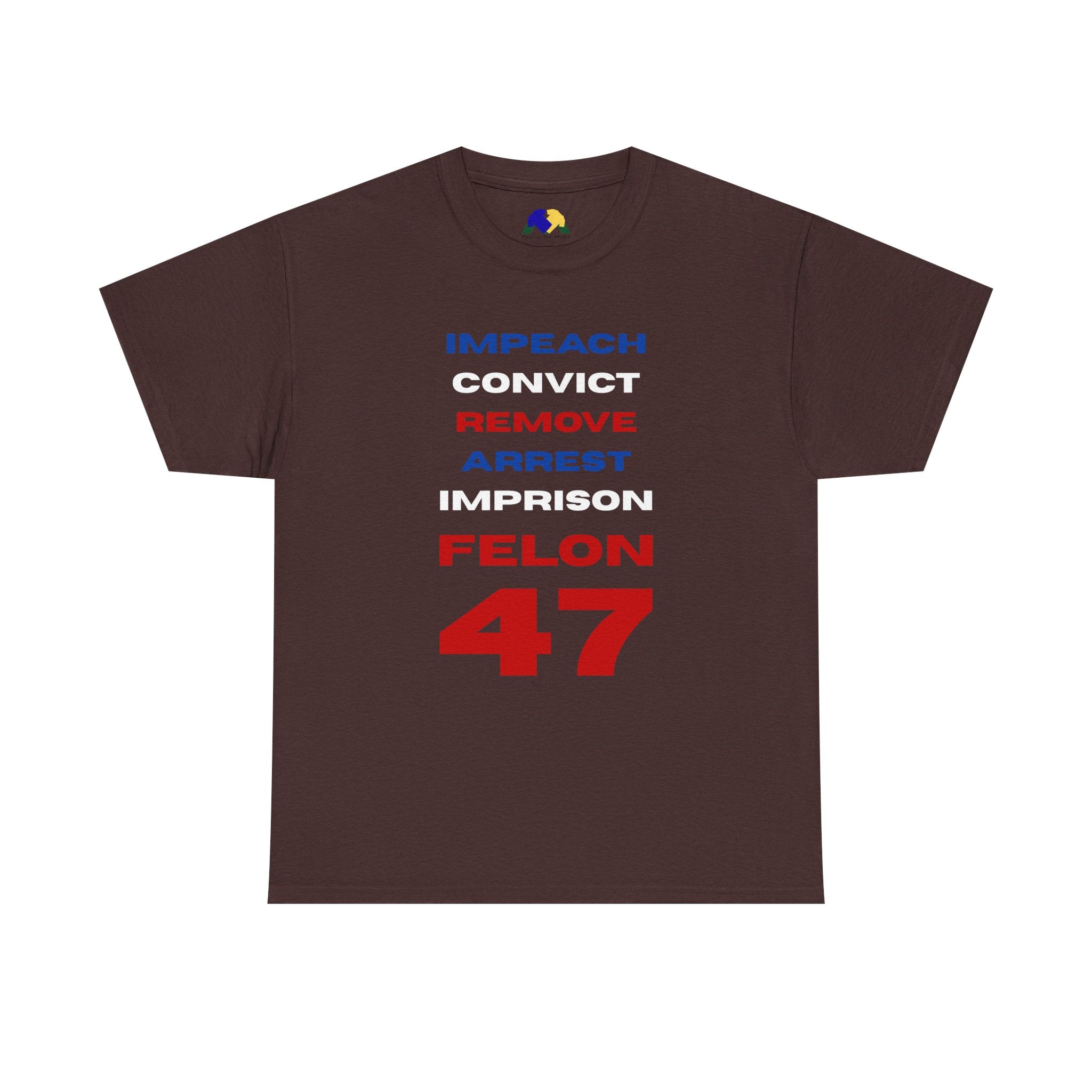 Remove Felon 47 Unisex Tee - Statement Tee - Bold Political Humor T-Shirt - Perfect for Activism, Gifts, Parties, and Everyday Wear