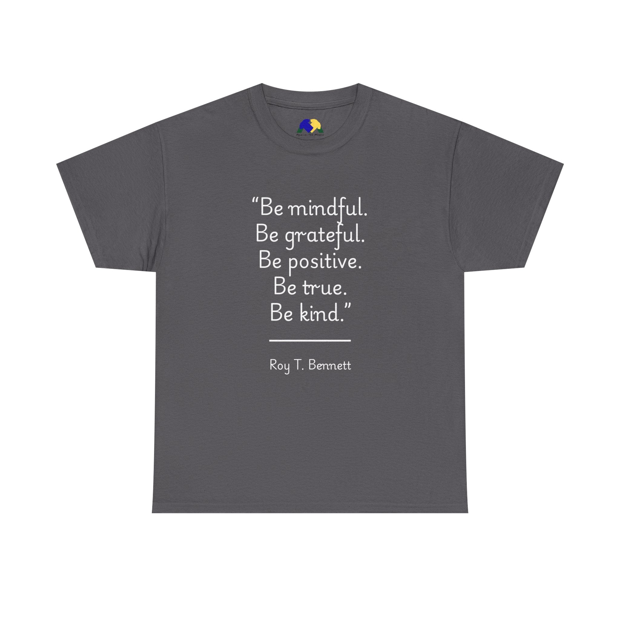 Roy T Bennett "Be Kind" Mindful Inspirational Quote Tee - Be Grateful, Be Positive, Unisex Heavy Cotton T-Shirt, Motivational Gift, Relaxed Fit, Positive Vibes, [...]