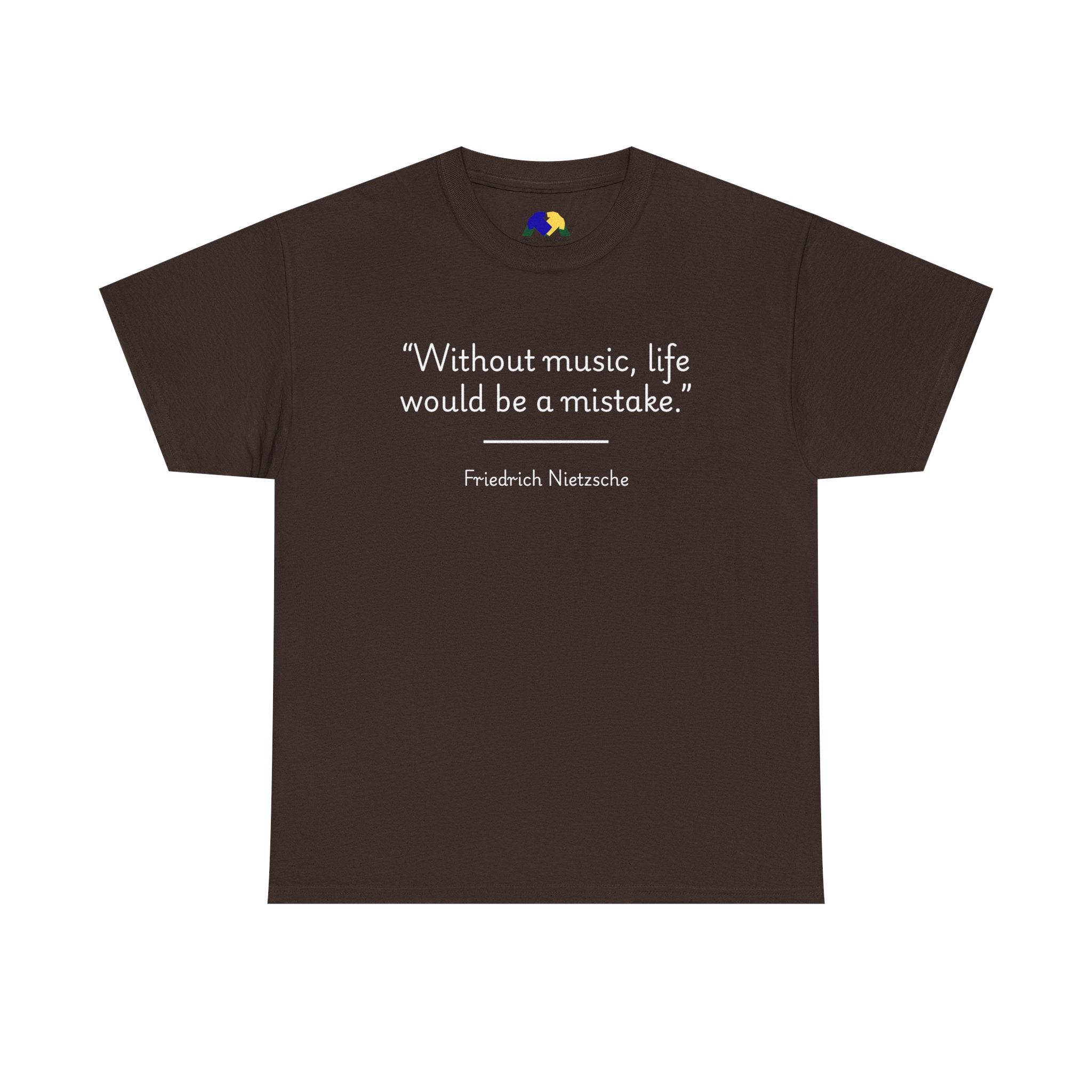 Friedrich Nietzsche "Without music, life would be a mistake" Musical Quote Tee - Unisex Cotton Shirt, Gift for Music Lovers, Casual Wear, Concert [...]
