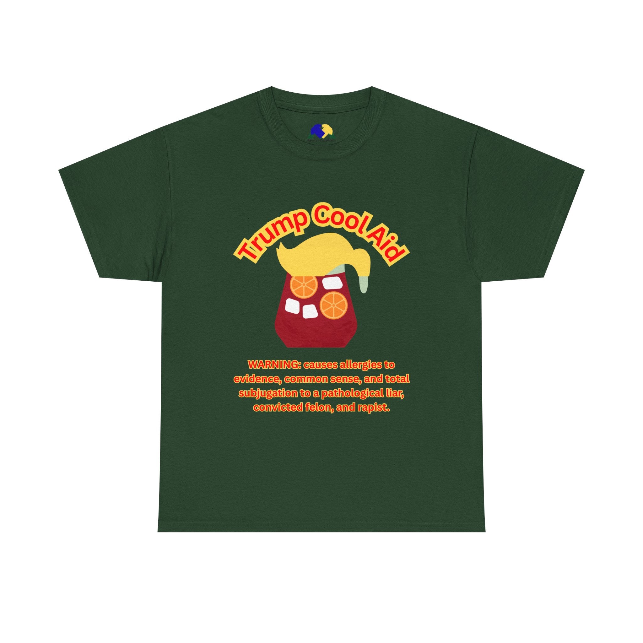 Trump CoolAid Unisex Tee - Unisex Heavy Cotton | Funny T-Shirt, Statement Apparel, Gift for Political Friends, Meme Lovers, Casual Wear