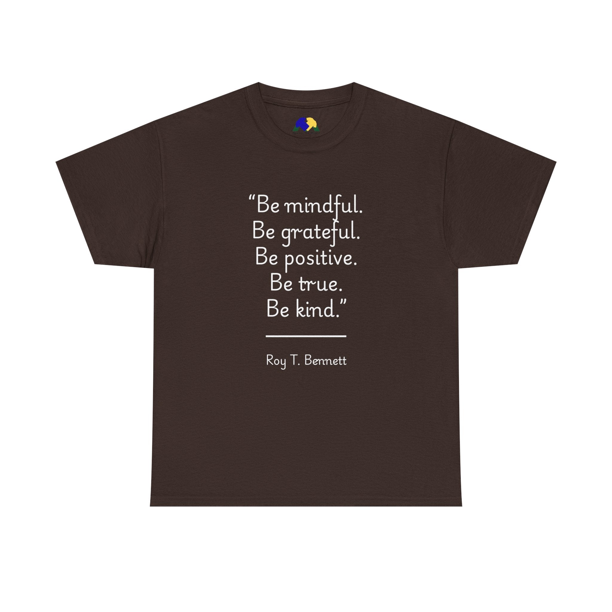 Roy T Bennett "Be Kind" Mindful Inspirational Quote Tee - Be Grateful, Be Positive, Unisex Heavy Cotton T-Shirt, Motivational Gift, Relaxed Fit, Positive Vibes, [...]