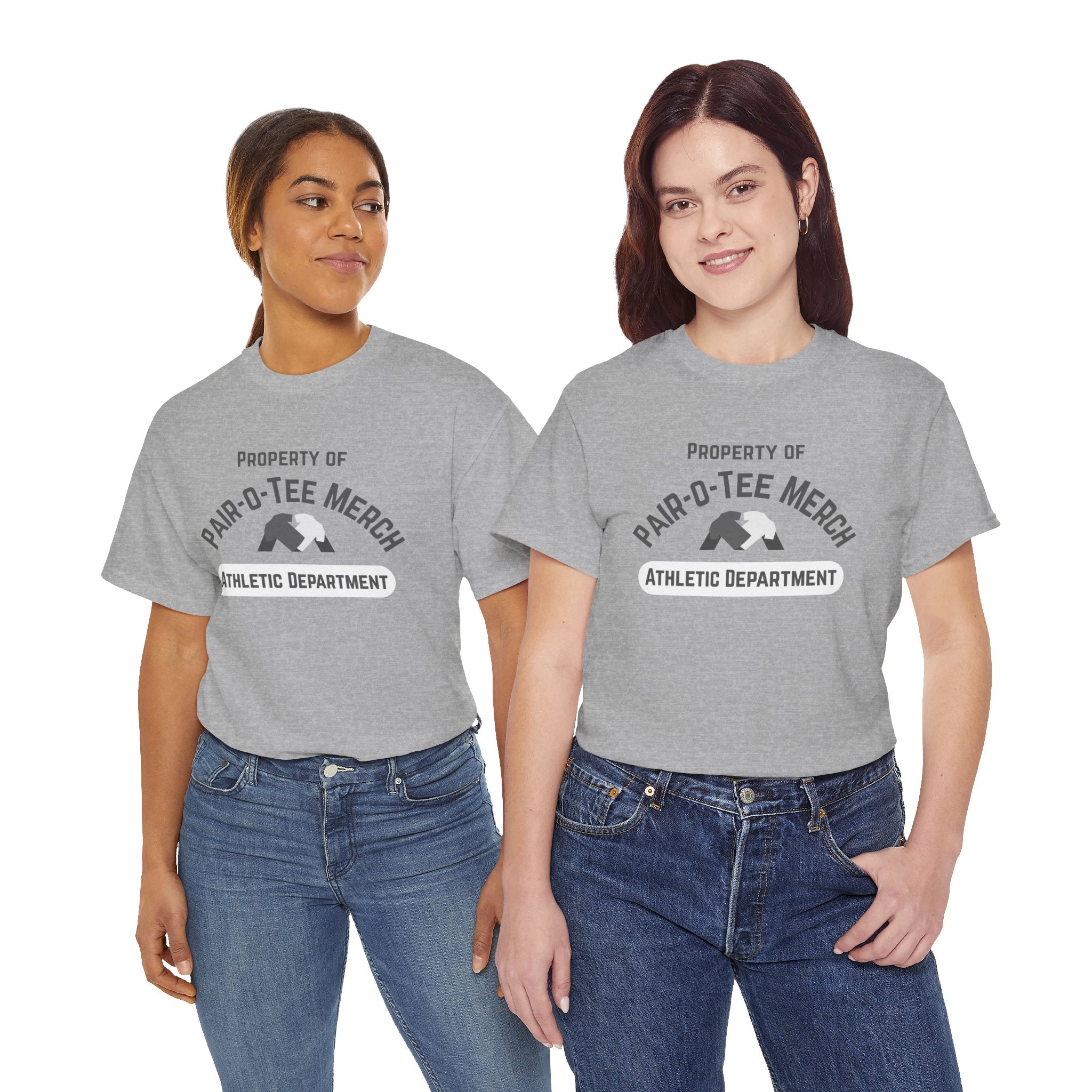 Property of Pair-O-Tee Merch Athletic Dept Unisex Tee - Cozy Casual T-Shirt, Perfect for Sports Events, Gift for Athletes, Everyday Wear