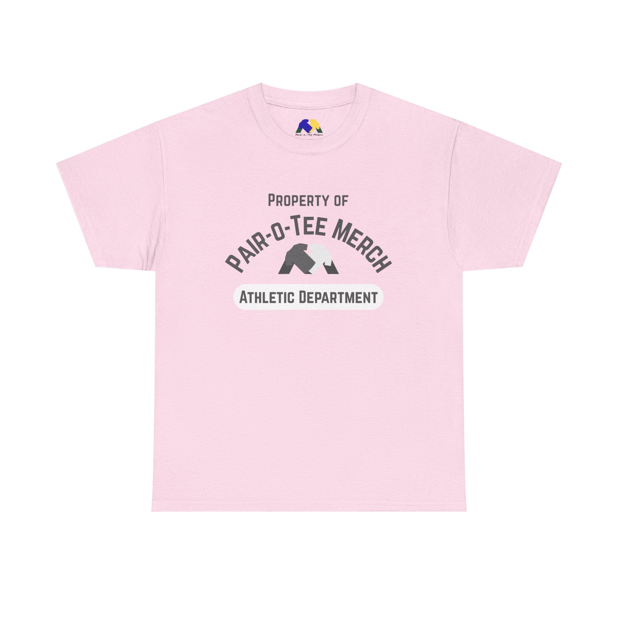 Property of Pair-O-Tee Merch Athletic Dept Unisex Tee - Cozy Casual T-Shirt, Perfect for Sports Events, Gift for Athletes, Everyday Wear