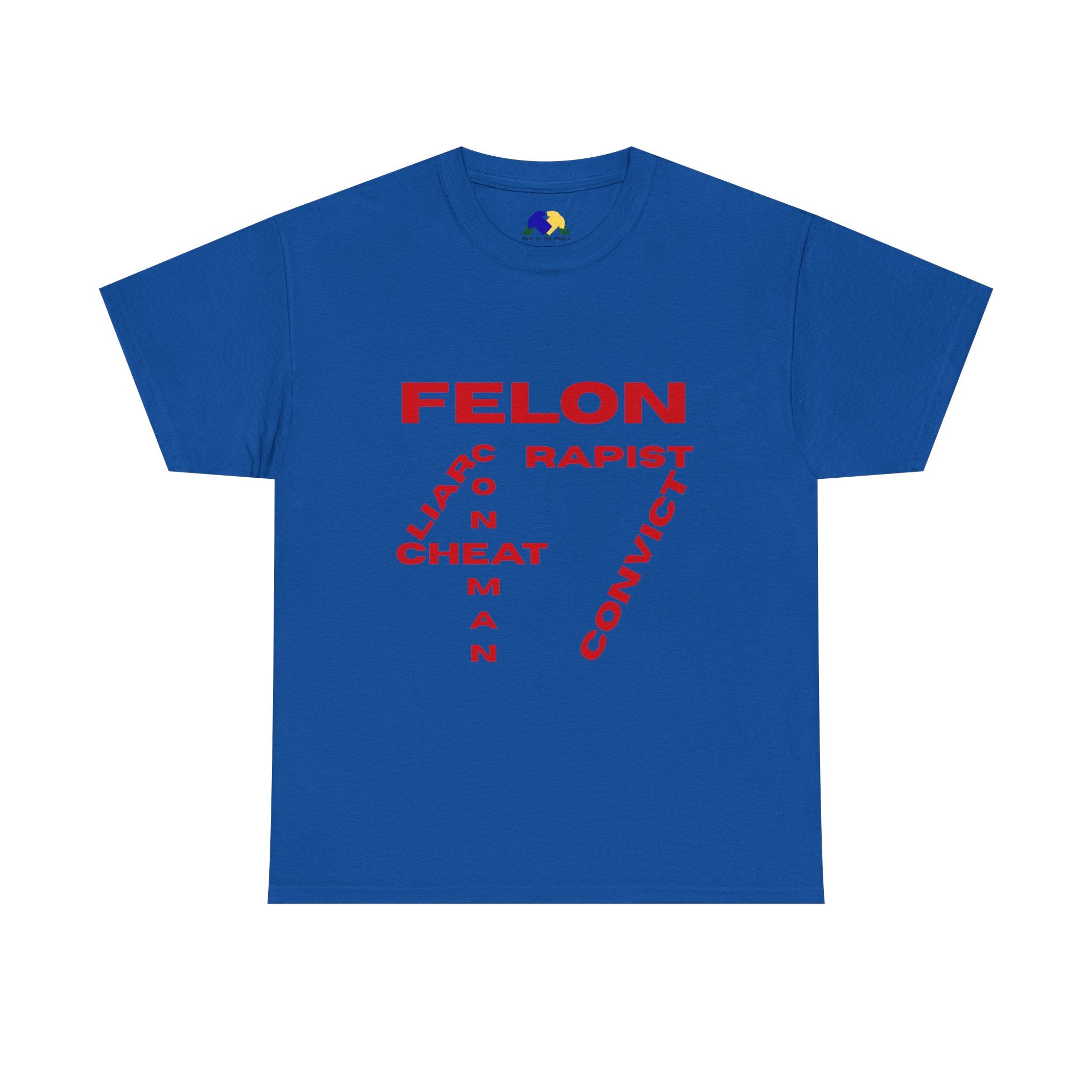 Felon 47 Word Salad Unisex Tee - Bold Statement Tee, Humor Shirt, Casual Wear, Gift for Friends, Unique Apparel