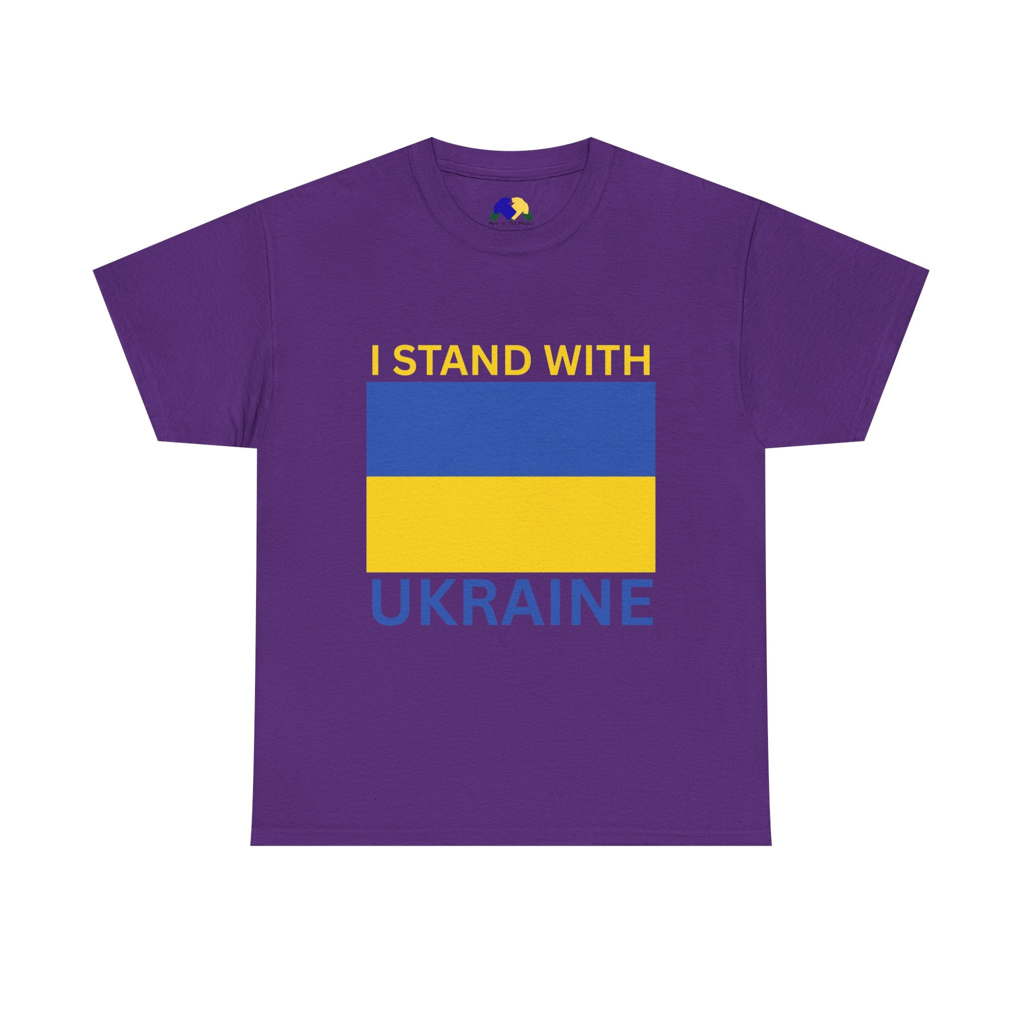 I Stand with Ukraine Unisex Tee | Support Ukraine T-Shirt, Political Statement Shirt, Equality Tee, Gift for Activists
