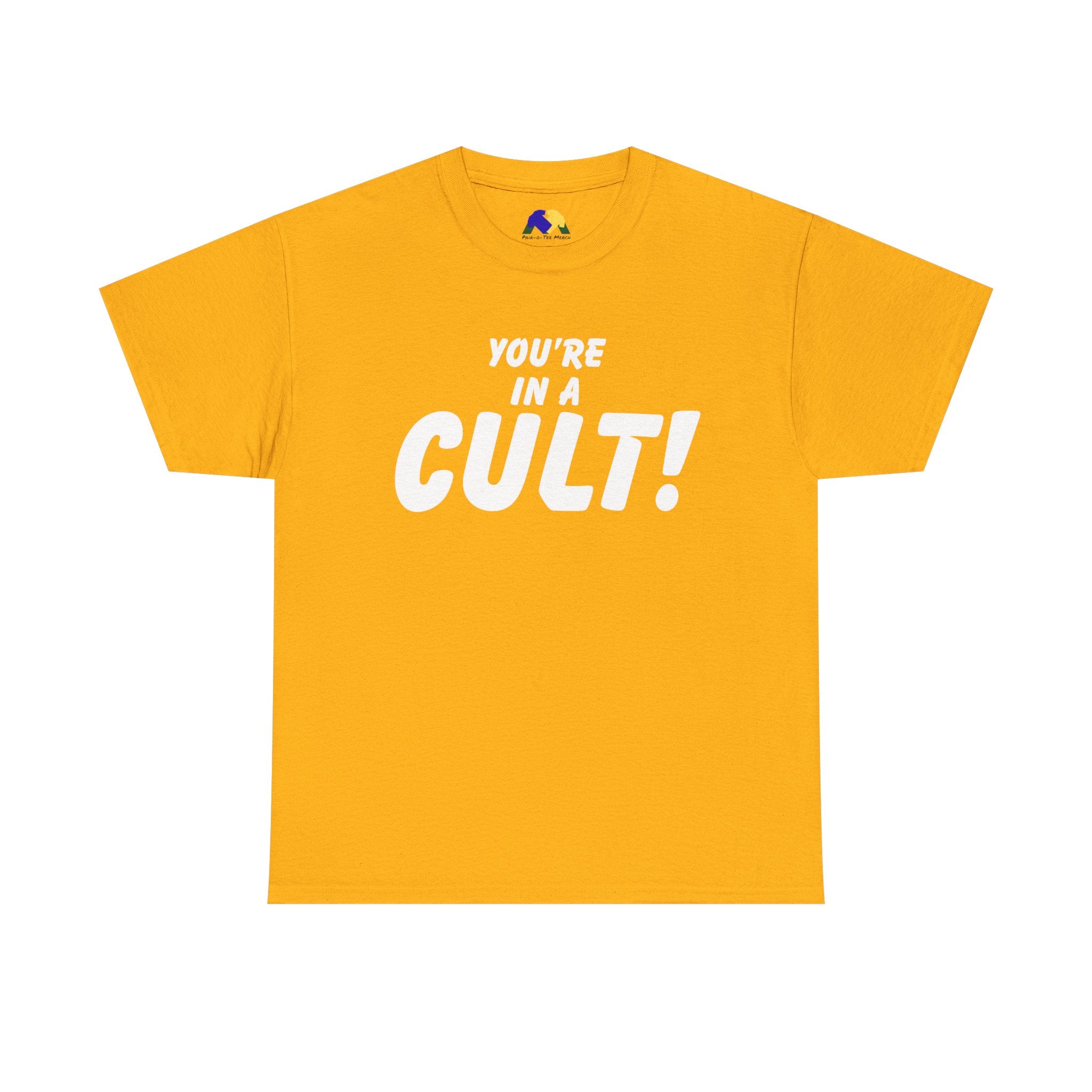 You're in a Cult! Humor Unisex Tee - Comfy Casual Shirt, Fun Gift, Statement T-Shirt, Pop Culture Apparel, Unique Trendy Top