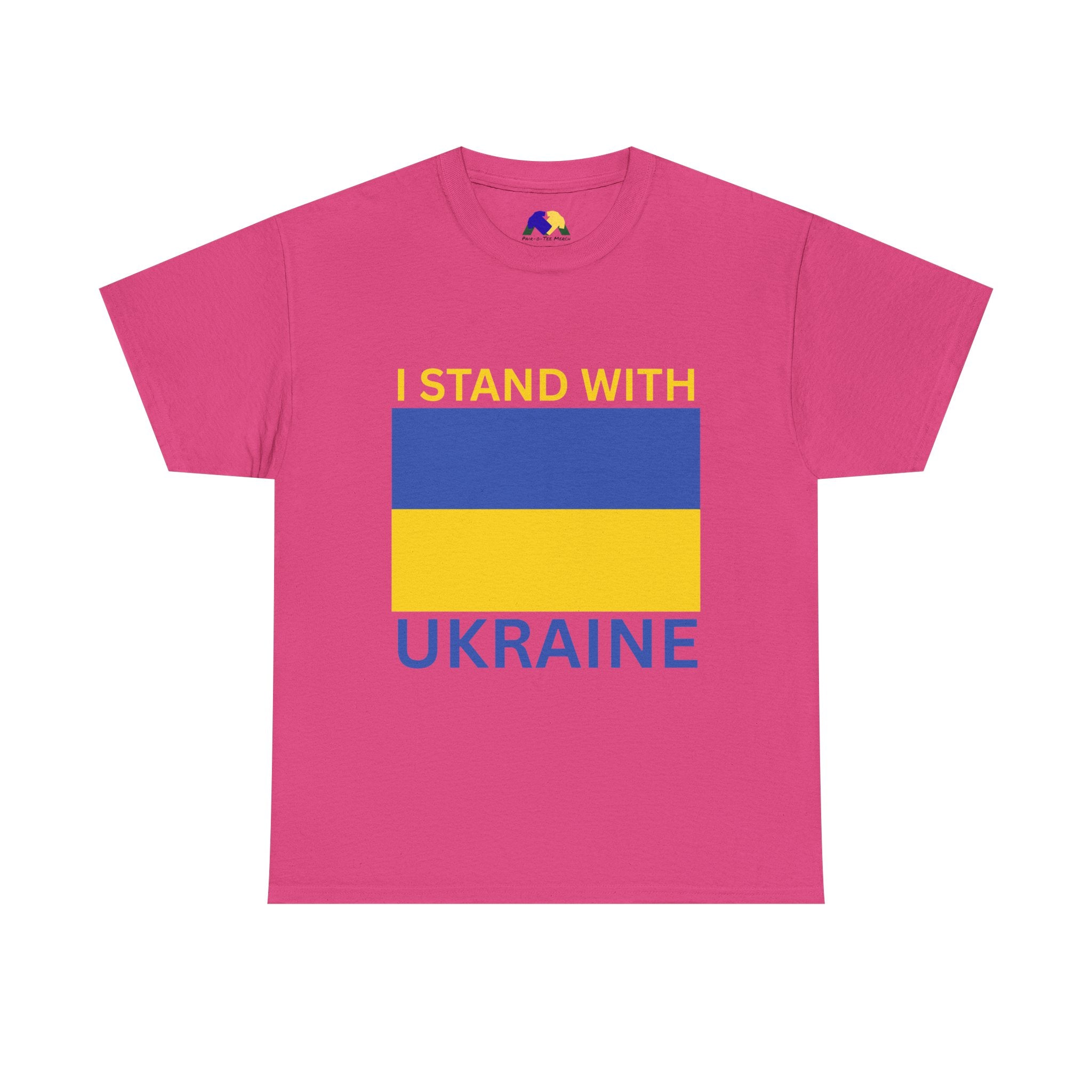I Stand with Ukraine Unisex Tee | Support Ukraine T-Shirt, Political Statement Shirt, Equality Tee, Gift for Activists