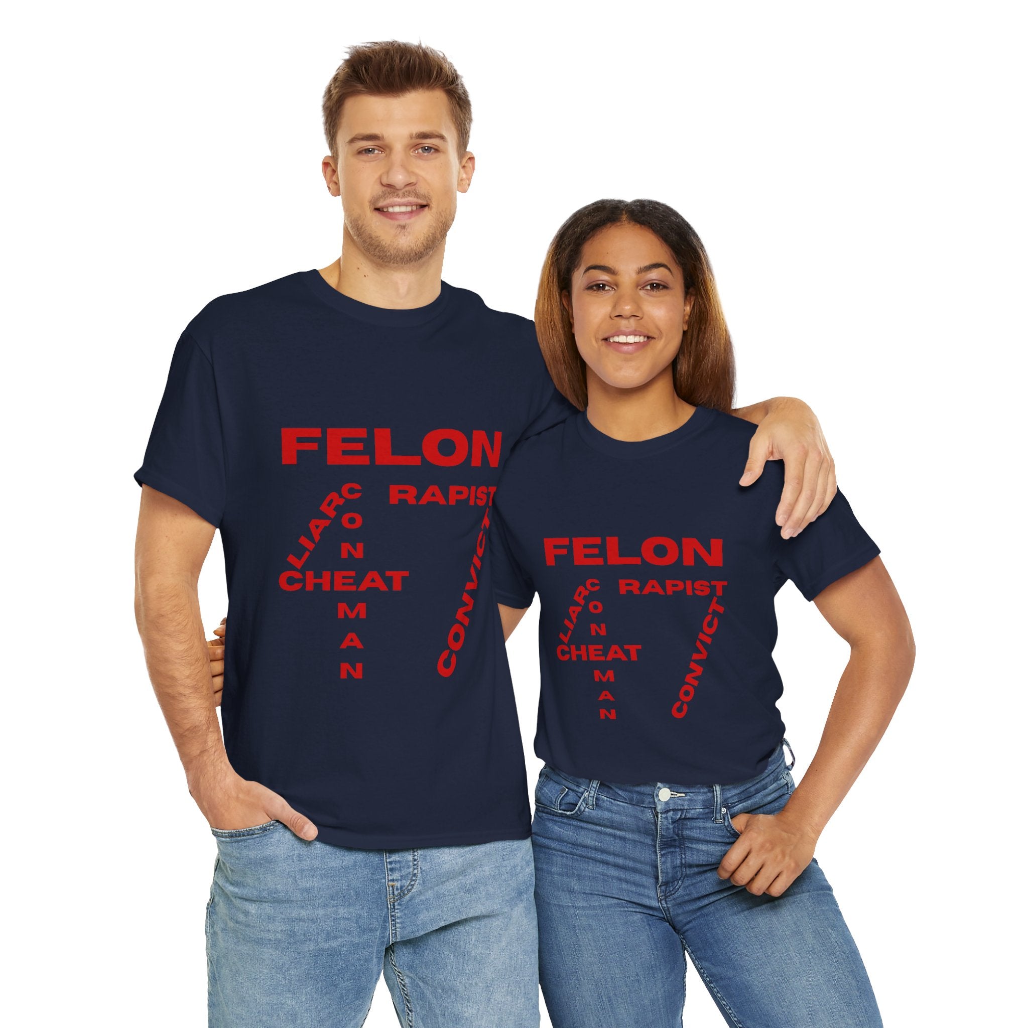 Felon 47 Word Salad Unisex Tee - Bold Statement Tee, Humor Shirt, Casual Wear, Gift for Friends, Unique Apparel
