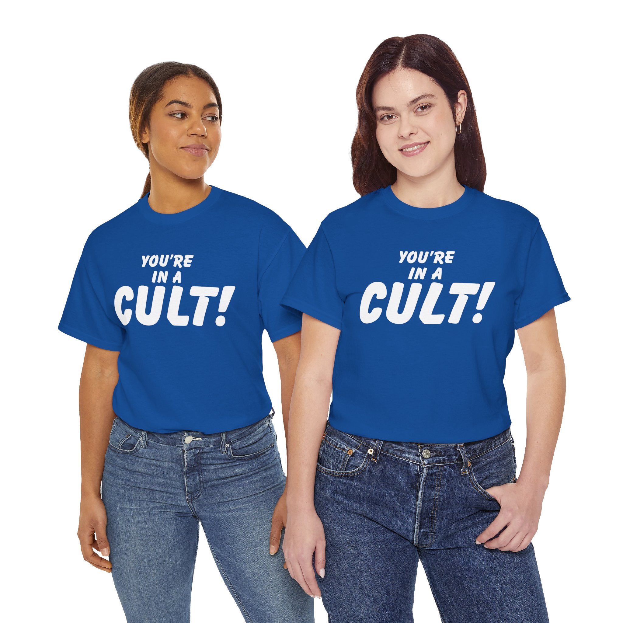 You're in a Cult! Humor Unisex Tee - Comfy Casual Shirt, Fun Gift, Statement T-Shirt, Pop Culture Apparel, Unique Trendy Top