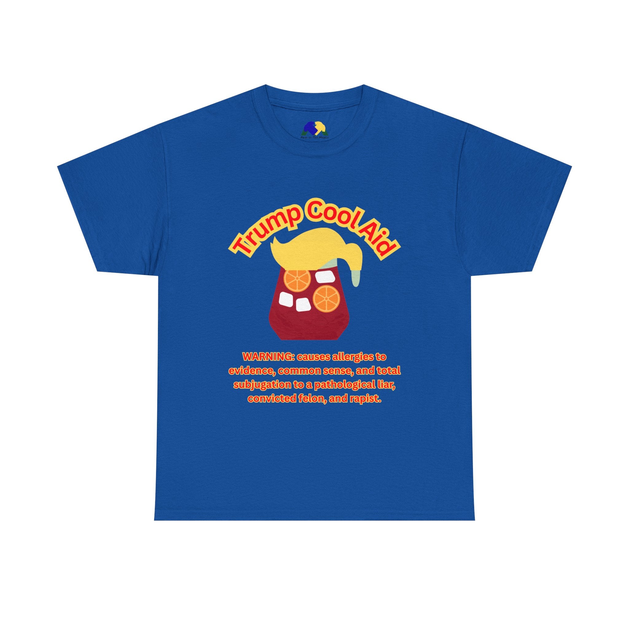 Trump CoolAid Unisex Tee - Unisex Heavy Cotton | Funny T-Shirt, Statement Apparel, Gift for Political Friends, Meme Lovers, Casual Wear