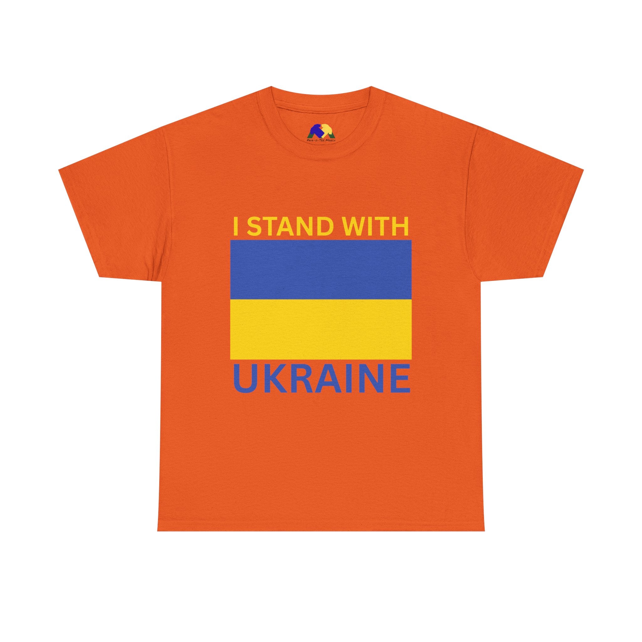 I Stand with Ukraine Unisex Tee | Support Ukraine T-Shirt, Political Statement Shirt, Equality Tee, Gift for Activists