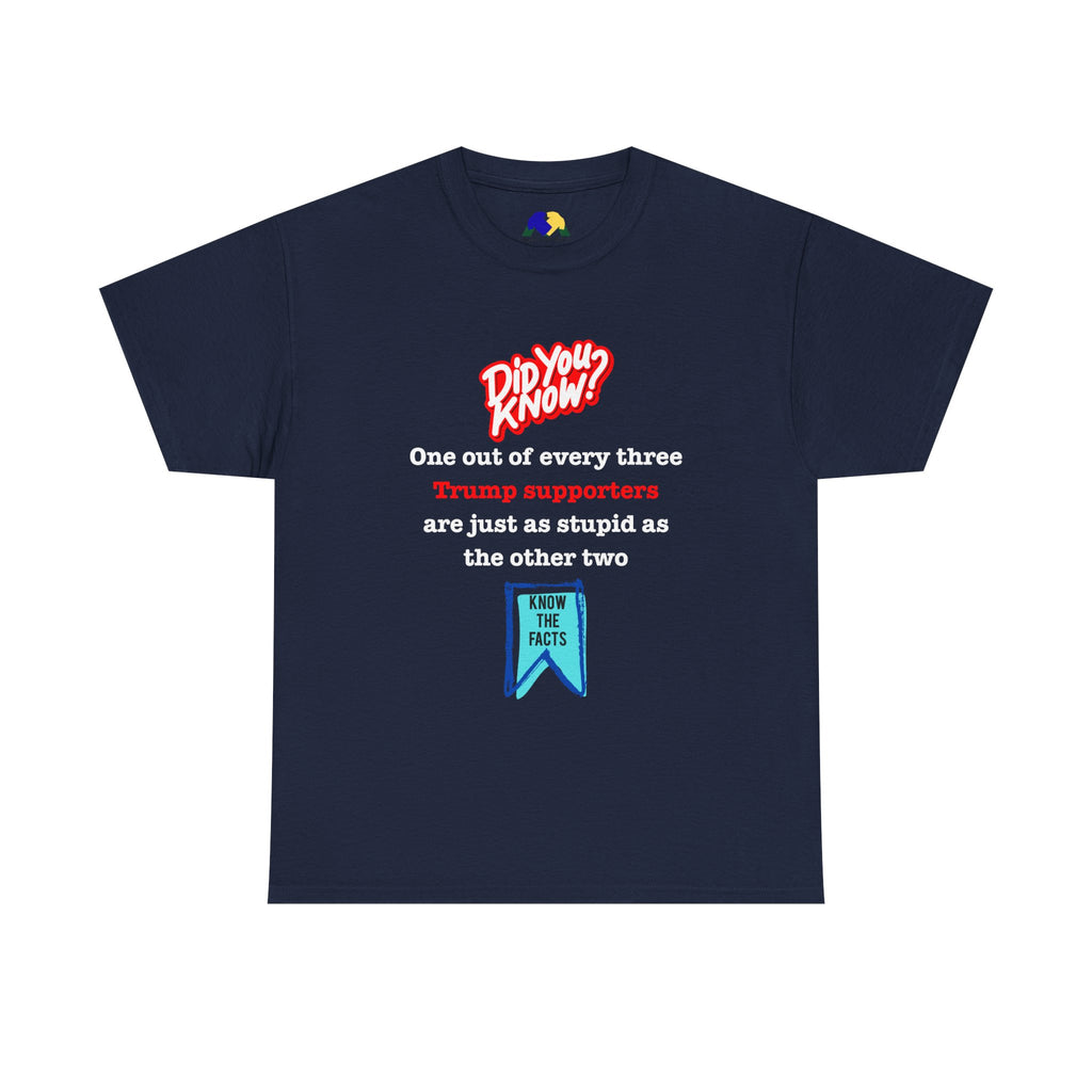 Did You Know? Unisex Tee with Humor, Funny Political Tee, Gift for Friends, Casual Wear, Unisex Graphic T-Shirt