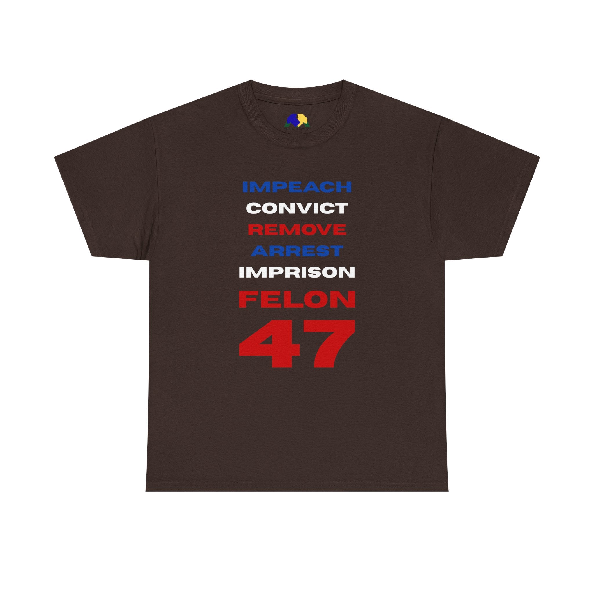 Remove Felon 47 Unisex Tee - Statement Tee - Bold Political Humor T-Shirt - Perfect for Activism, Gifts, Parties, and Everyday Wear