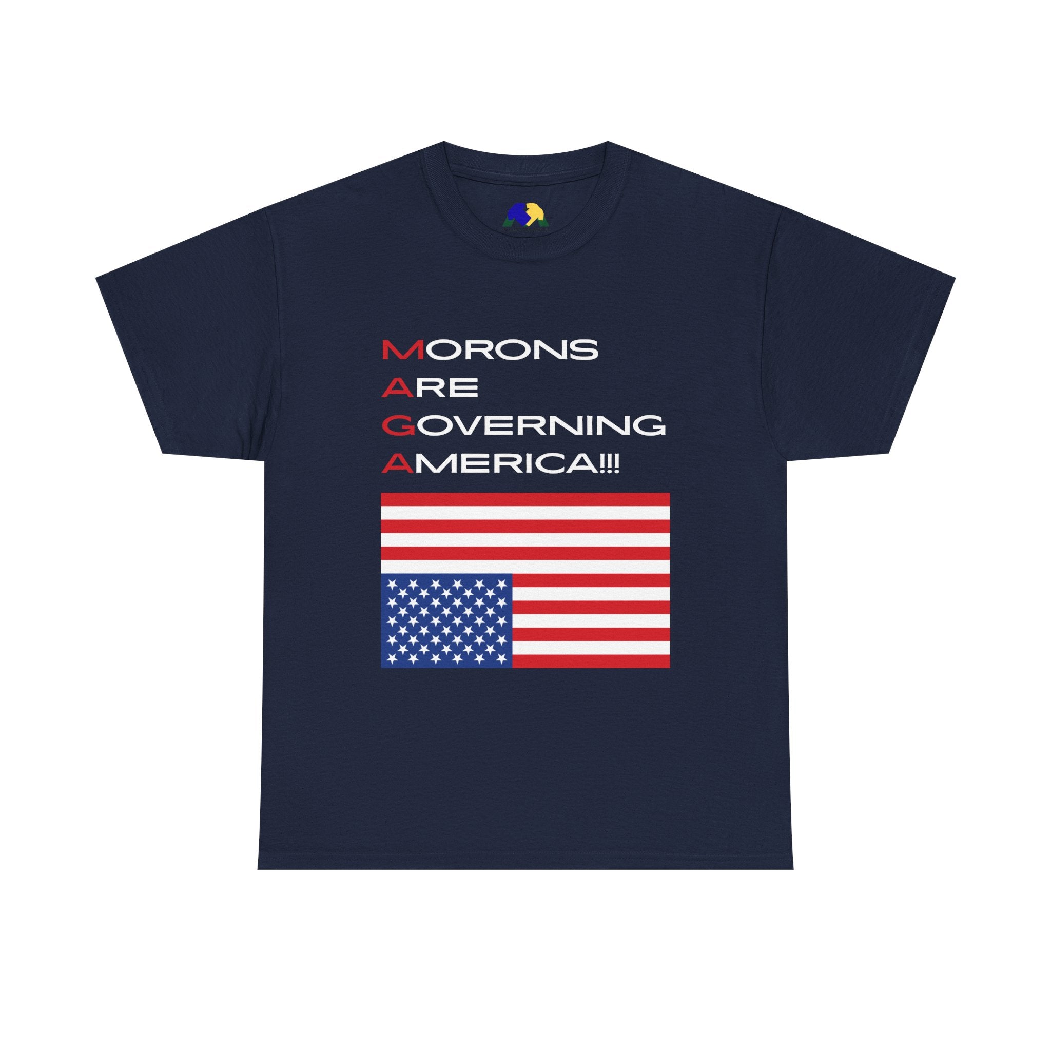 Morons Are Governing America! Unisex Tee - Humor, Casual Style, Gifts for Friends, Election Day Outfit, American Pride, Political Statement