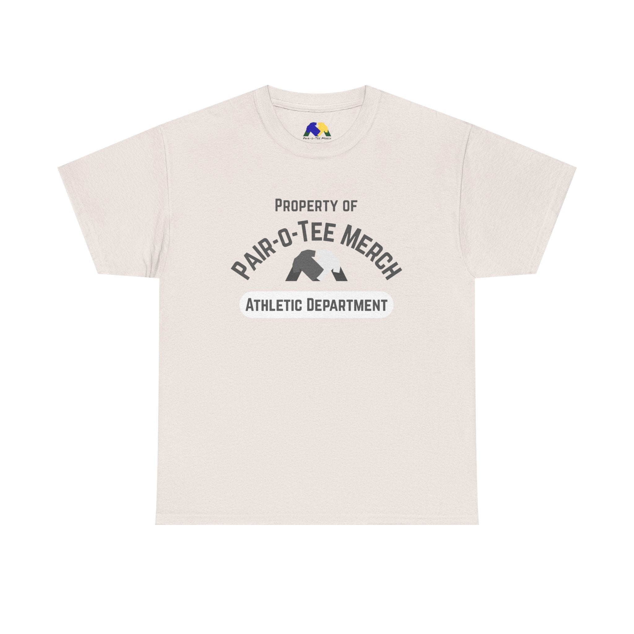 Property of Pair-O-Tee Merch Athletic Dept Unisex Tee - Cozy Casual T-Shirt, Perfect for Sports Events, Gift for Athletes, Everyday Wear