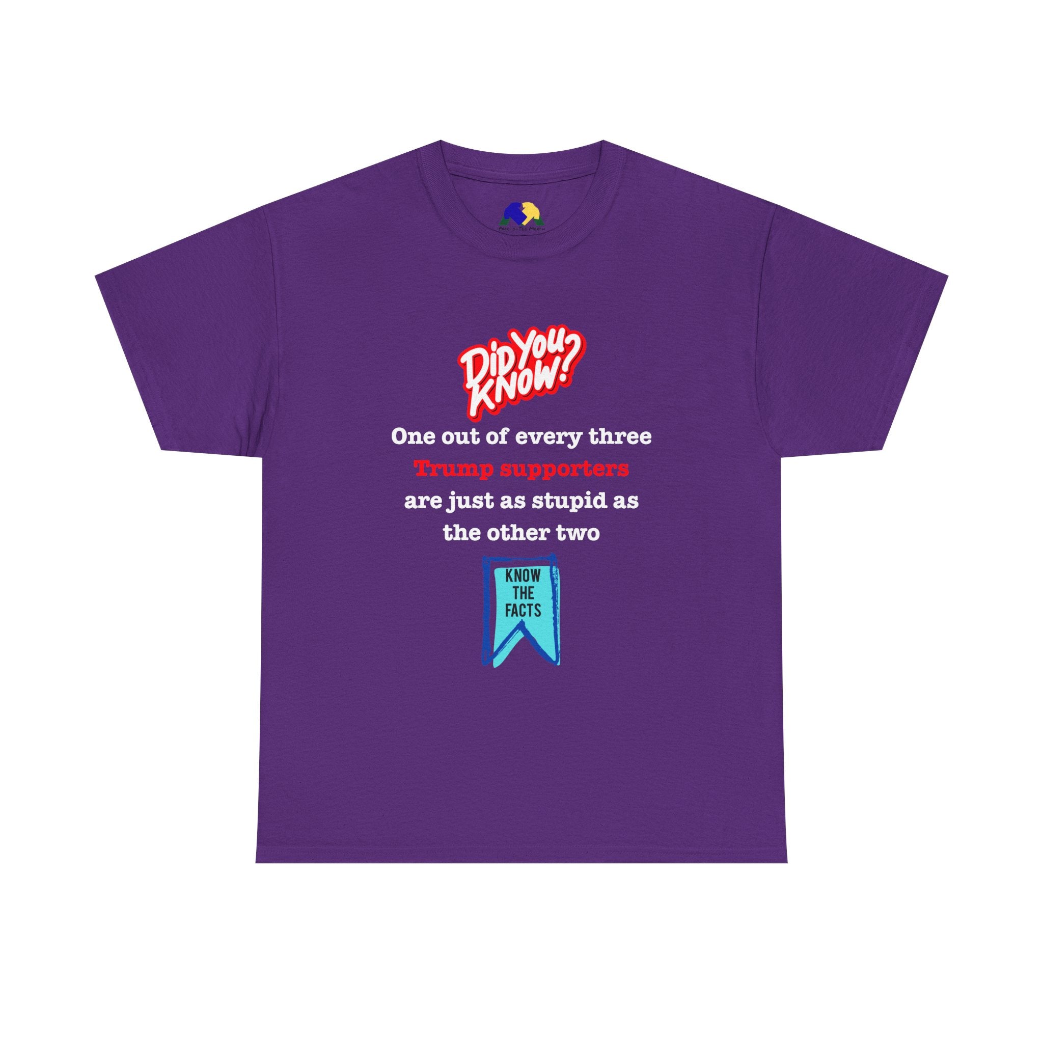 Did You Know? Unisex Tee with Humor, Funny Political Tee, Gift for Friends, Casual Wear, Unisex Graphic T-Shirt