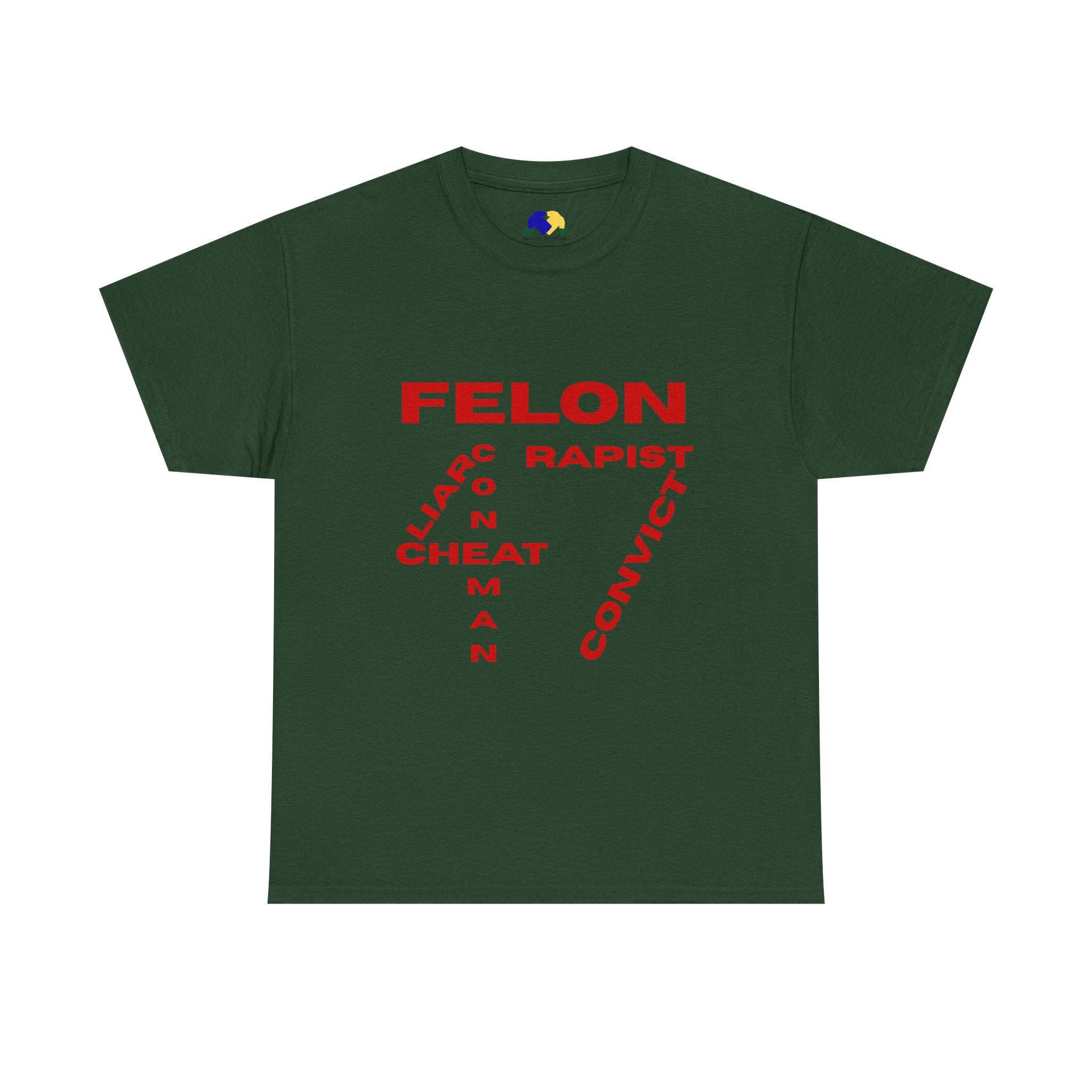 Felon 47 Word Salad Unisex Tee - Bold Statement Tee, Humor Shirt, Casual Wear, Gift for Friends, Unique Apparel