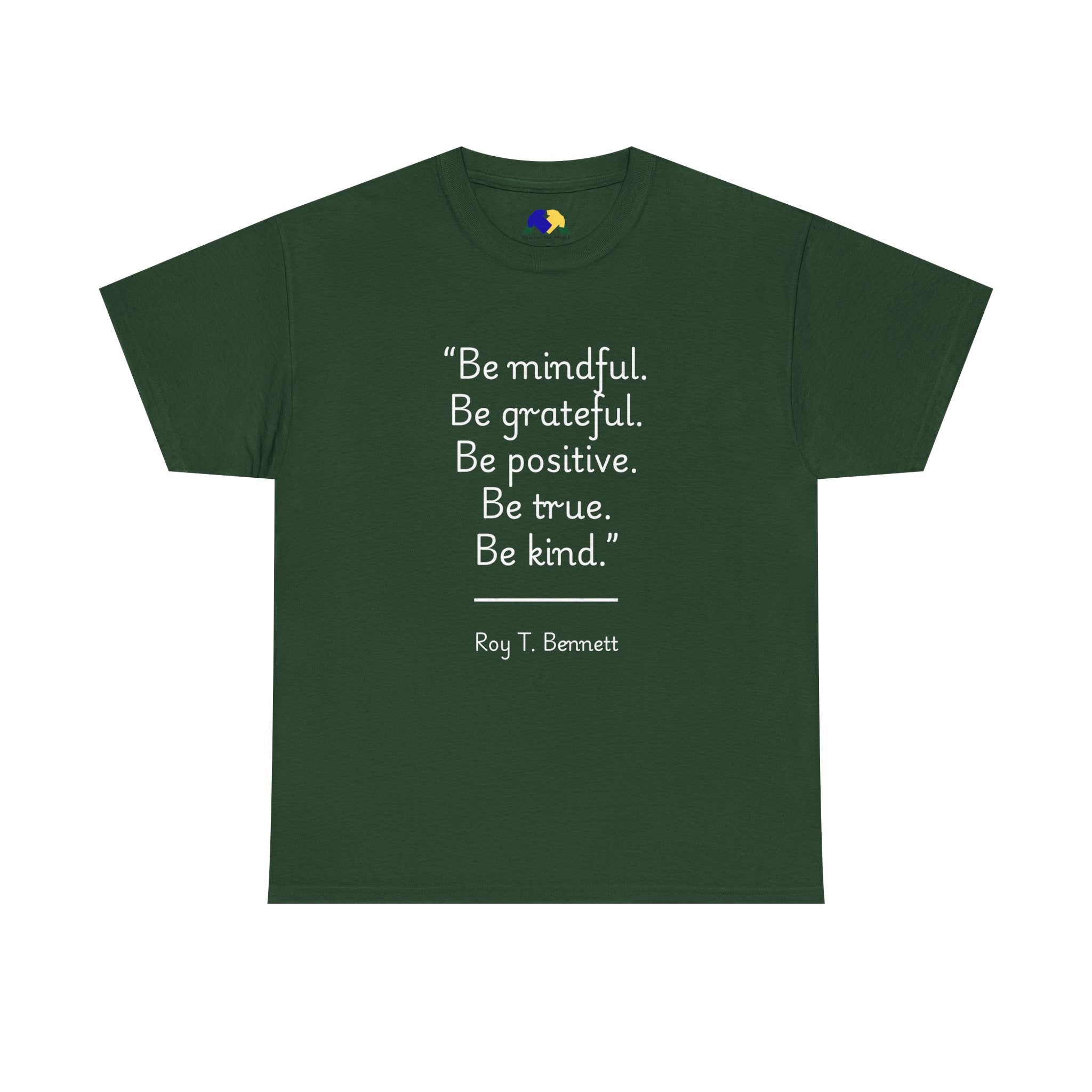 Roy T Bennett "Be Kind" Mindful Inspirational Quote Tee - Be Grateful, Be Positive, Unisex Heavy Cotton T-Shirt, Motivational Gift, Relaxed Fit, Positive Vibes, [...]