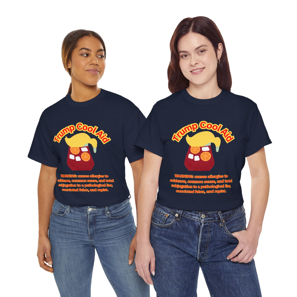 Trump CoolAid Unisex Tee - Unisex Heavy Cotton | Funny T-Shirt, Statement Apparel, Gift for Political Friends, Meme Lovers, Casual Wear