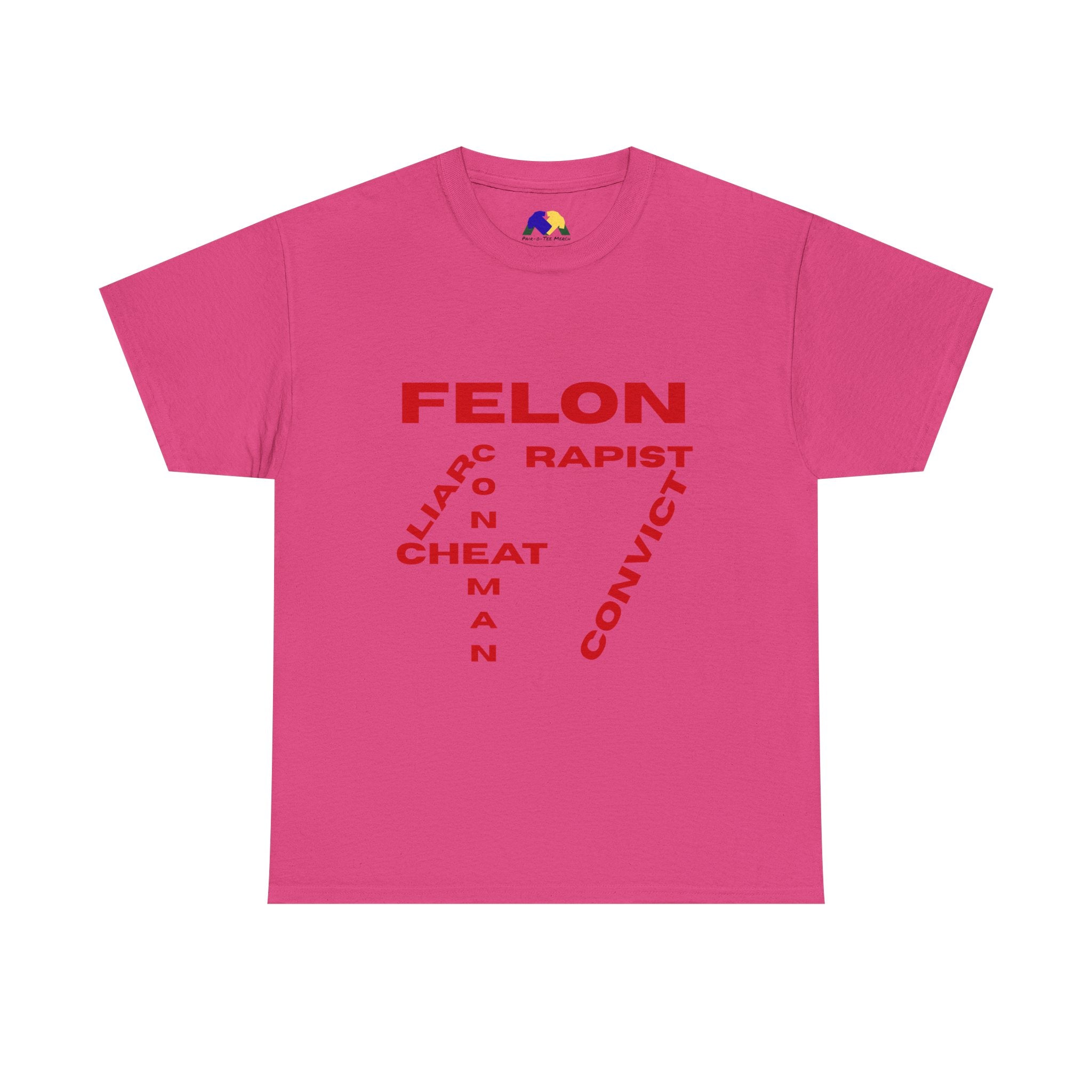 Felon 47 Word Salad Unisex Tee - Bold Statement Tee, Humor Shirt, Casual Wear, Gift for Friends, Unique Apparel