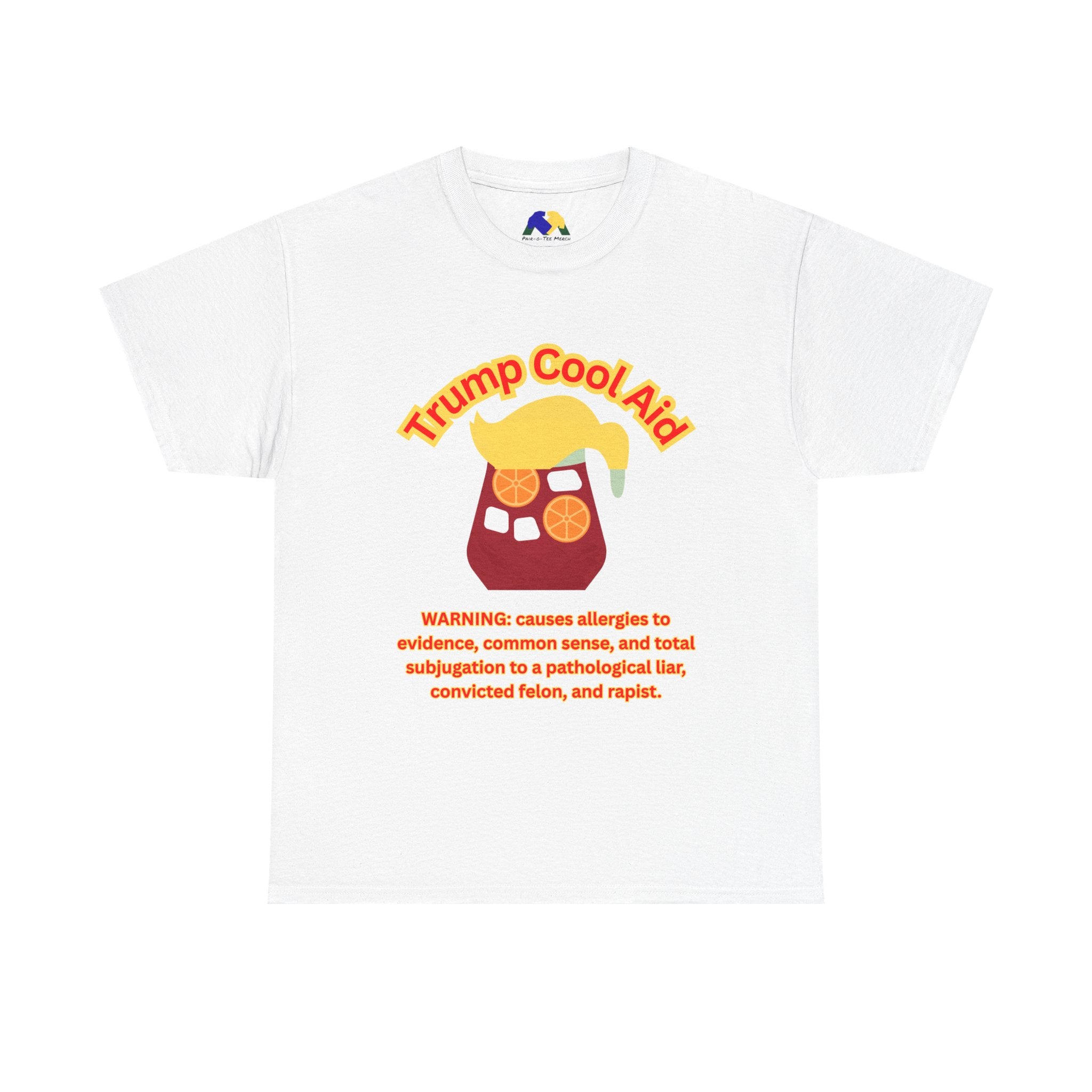 Trump CoolAid Unisex Tee - Unisex Heavy Cotton | Funny T-Shirt, Statement Apparel, Gift for Political Friends, Meme Lovers, Casual Wear