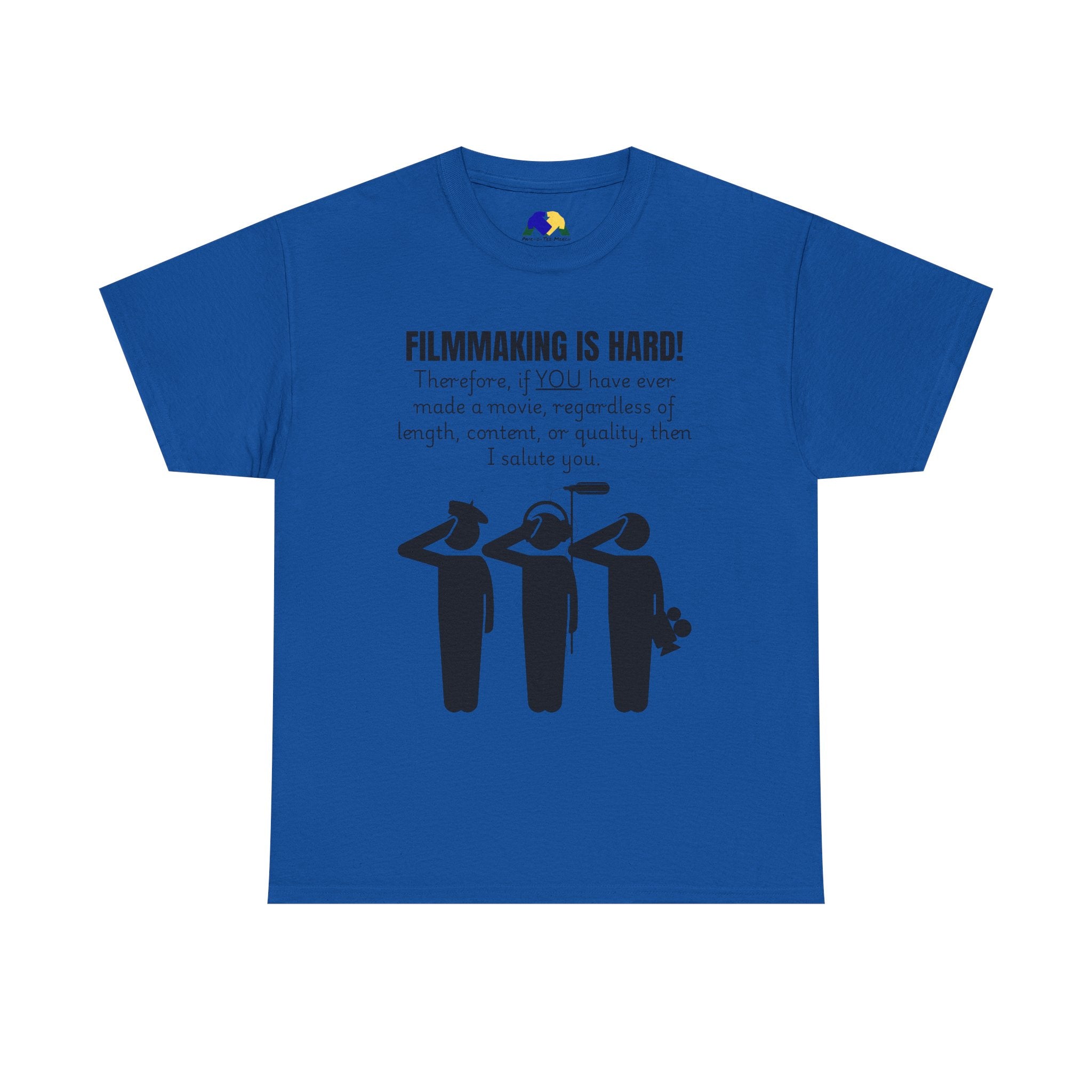 FILMMAKING IS HARD! Unisex Tee - Creative Filmmaker Tee, Funny T-Shirt, Gift for Filmmakers, Movie Maker Apparel, Casual Film Lover Shirt