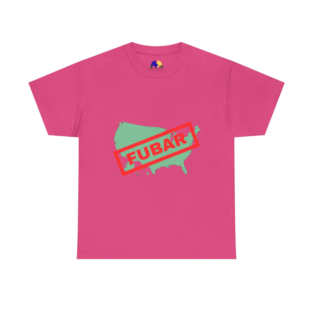 FUBAR (F***ed Up Beyond All Repair/Recognition) Unisex Tee - Funny Graphic T-Shirt for Casual Wear