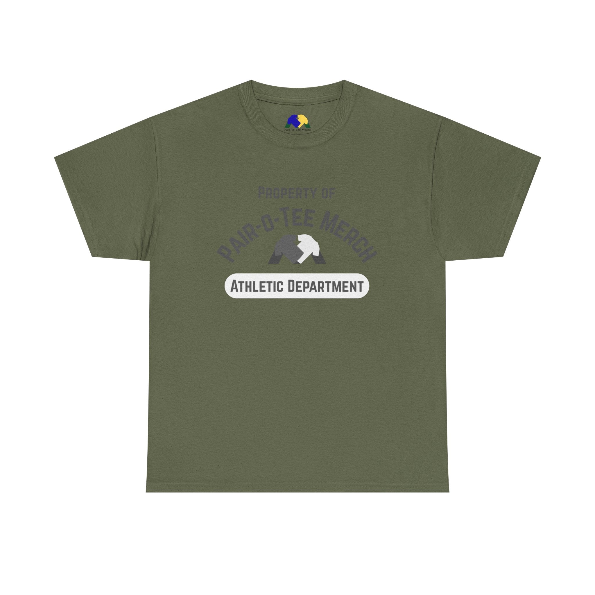 Property of Pair-O-Tee Merch Athletic Dept Unisex Tee - Cozy Casual T-Shirt, Perfect for Sports Events, Gift for Athletes, Everyday Wear