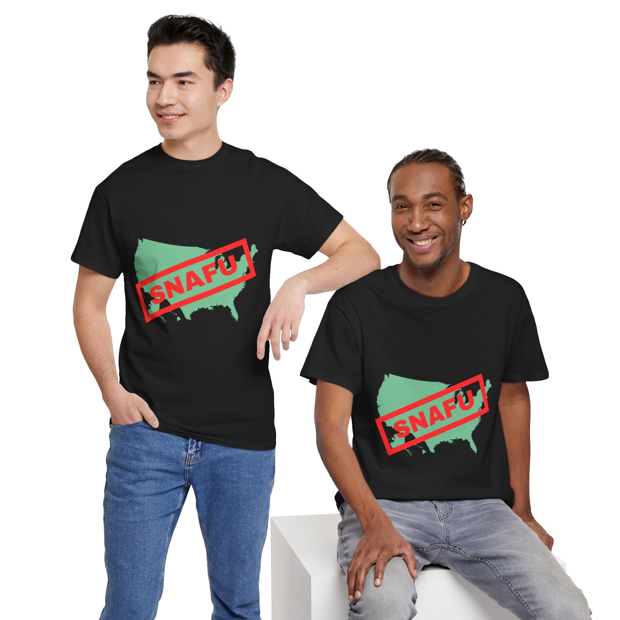 SNAFU (Situation Normal: All F***ed Up) Unisex Tee - Vintage Style Tee, Unisex Cotton Shirt, Gift for Friends, Funny T-Shirt, Casual Wear, Everyday Attire