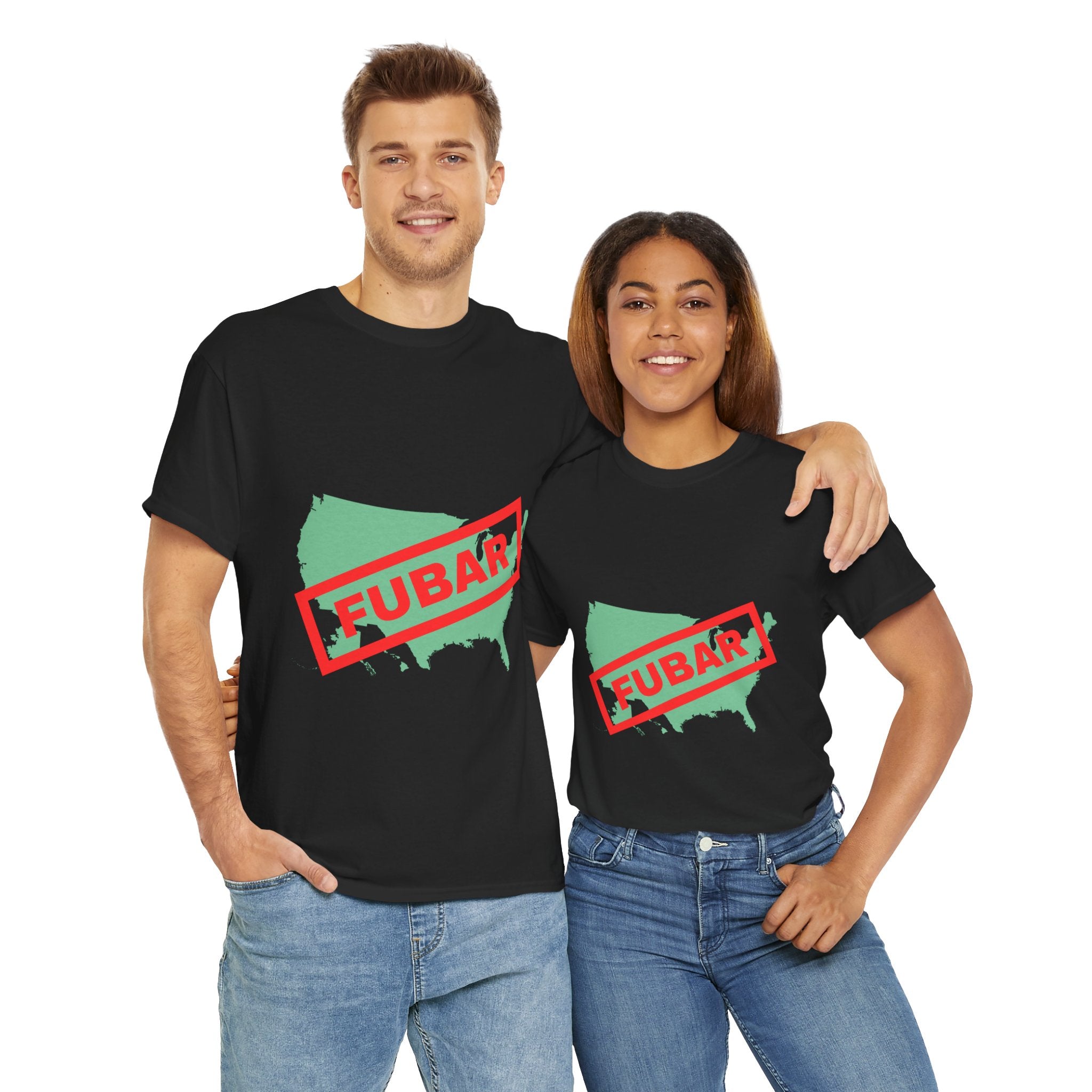 FUBAR (F***ed Up Beyond All Repair/Recognition) Unisex Tee - Funny Graphic T-Shirt for Casual Wear