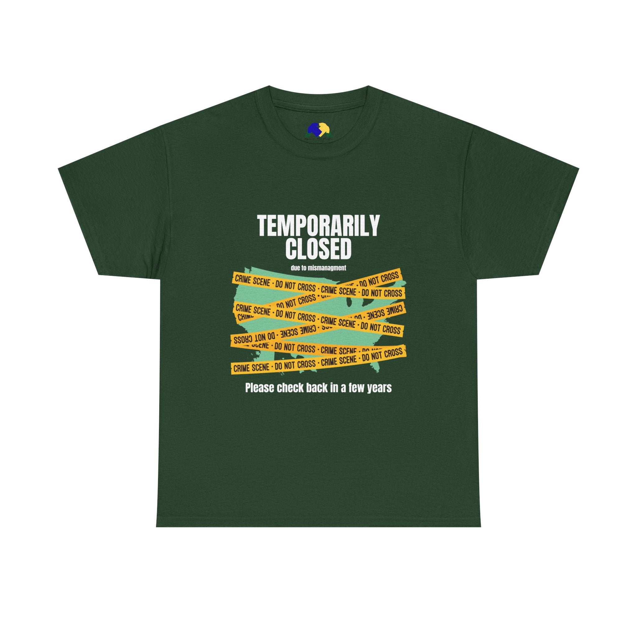 TEMPORARILY CLOSED Unisex Tee, Funny Tee, Casual T-Shirt, Gift for Friends, Quirky Humor Apparel, Relaxed Fit Shirt