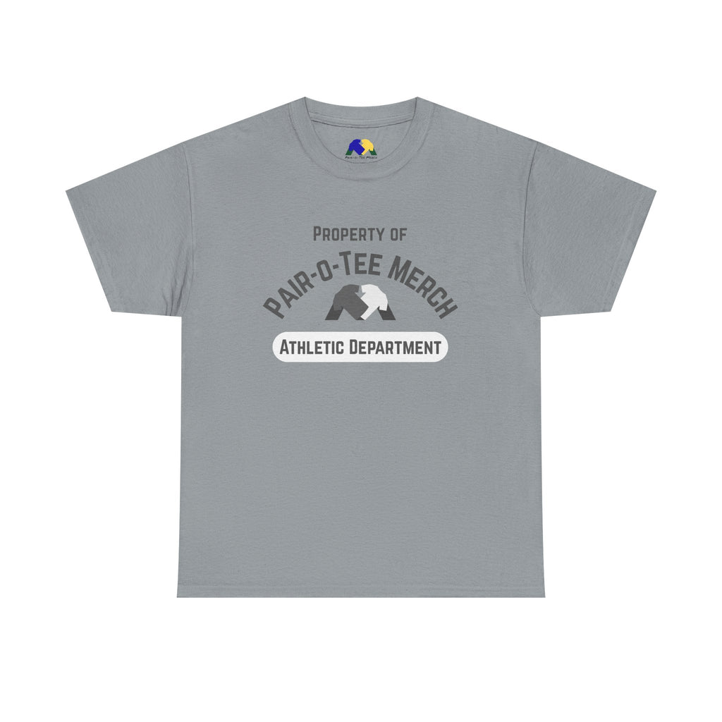 Property of Pair-O-Tee Merch Athletic Dept Unisex Tee - Cozy Casual T-Shirt, Perfect for Sports Events, Gift for Athletes, Everyday Wear