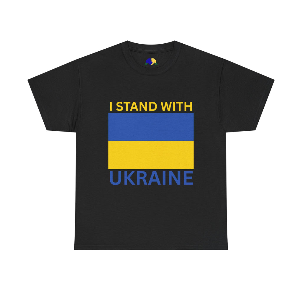 I Stand with Ukraine Unisex Tee | Support Ukraine T-Shirt, Political Statement Shirt, Equality Tee, Gift for Activists
