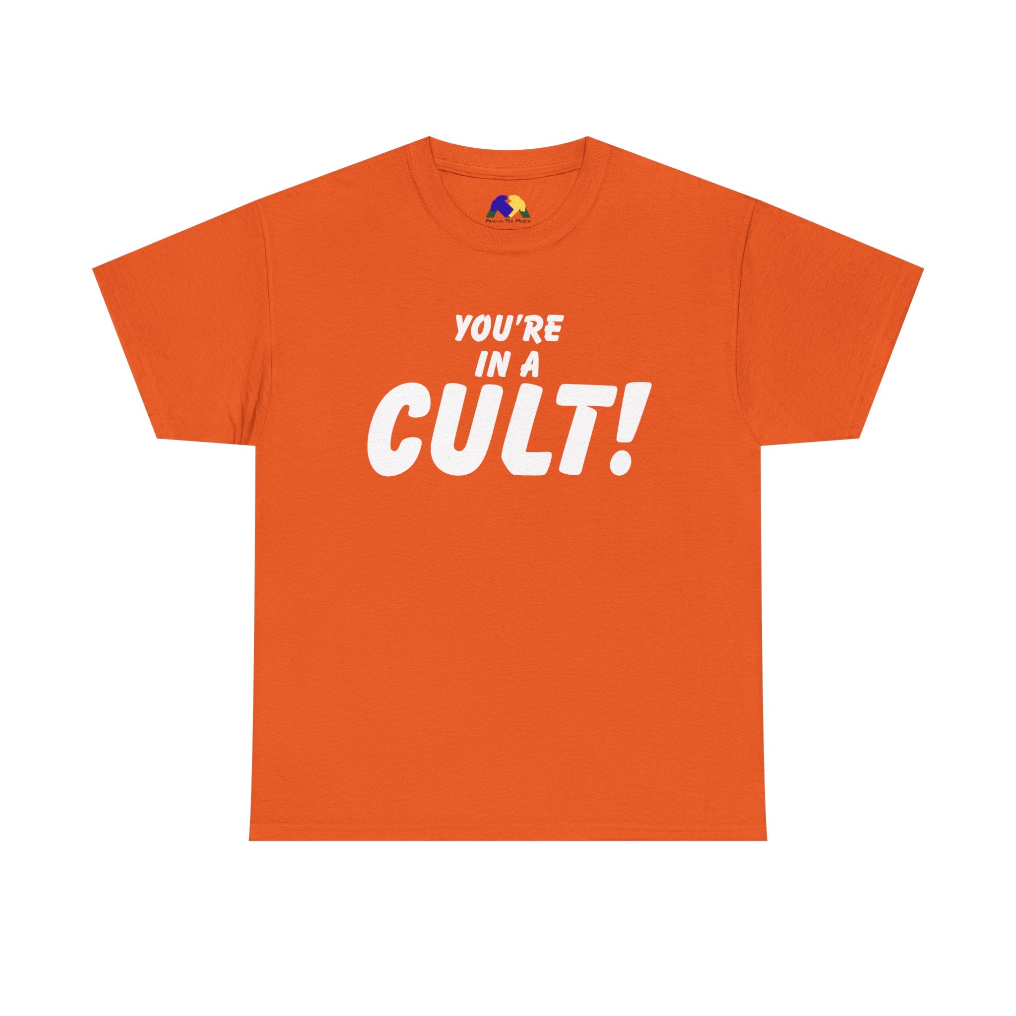 You're in a Cult! Humor Unisex Tee - Comfy Casual Shirt, Fun Gift, Statement T-Shirt, Pop Culture Apparel, Unique Trendy Top
